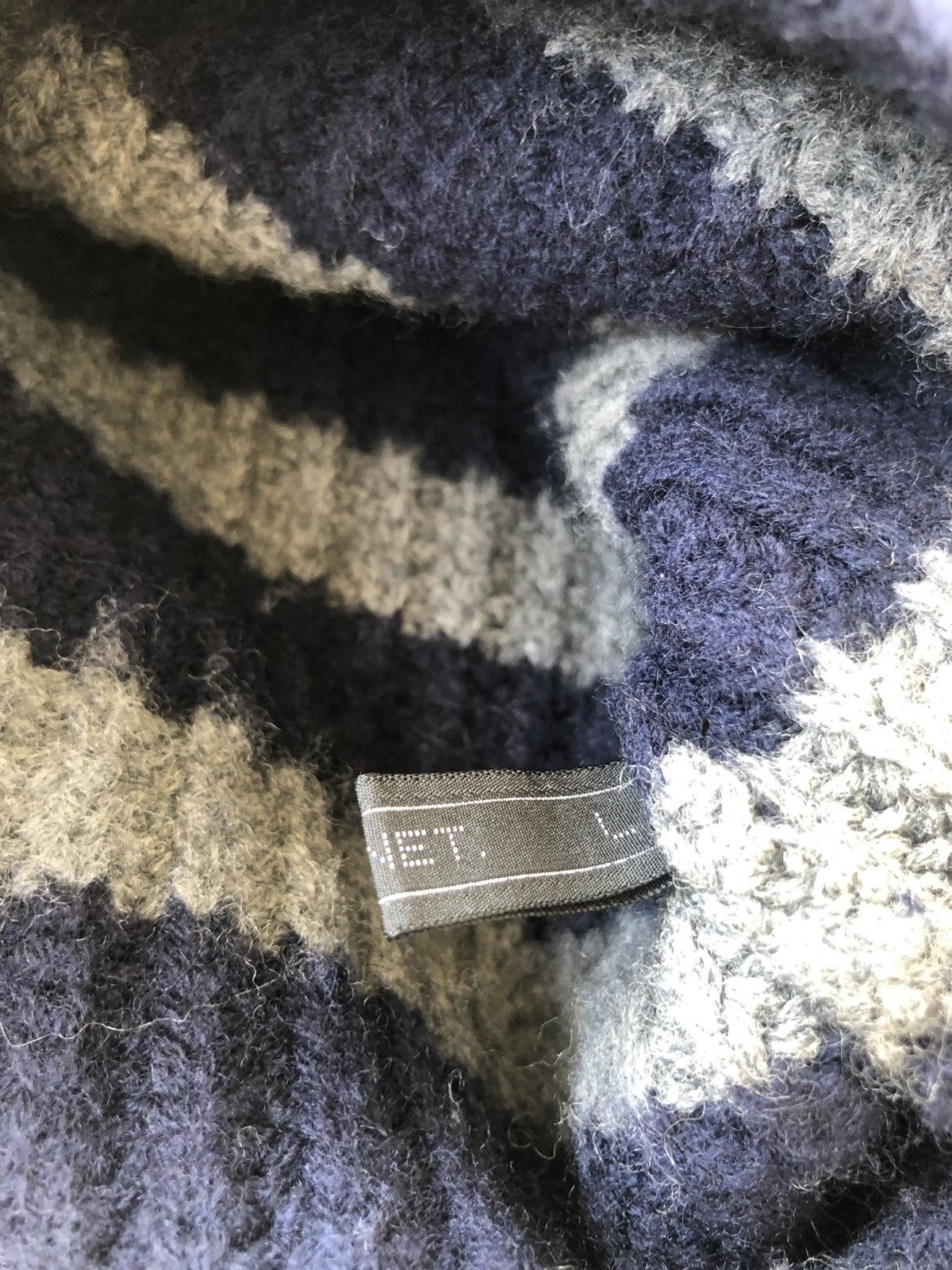 Sophnet. Sophnet Border Striped Turtle Neck Thick Wool Pullover Size US M / EU 48-50 / 2 - 6 Thumbnail