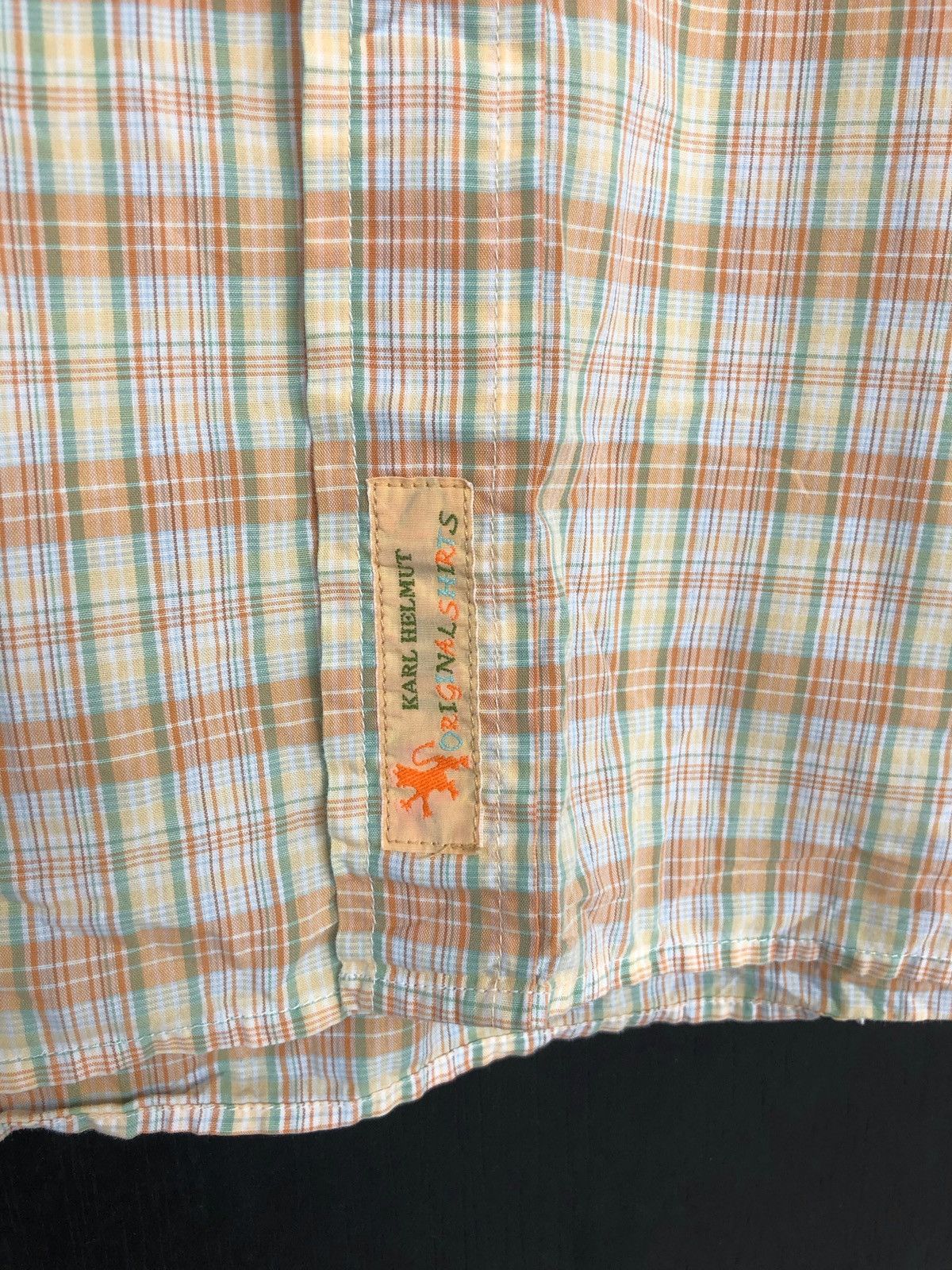 HOLLYWOOD RANCH MARKET Karl Helmut 🇯🇵 Patchwork Check Oversized Flannel Size US L / EU 52-54 / 3 - 4 Thumbnail