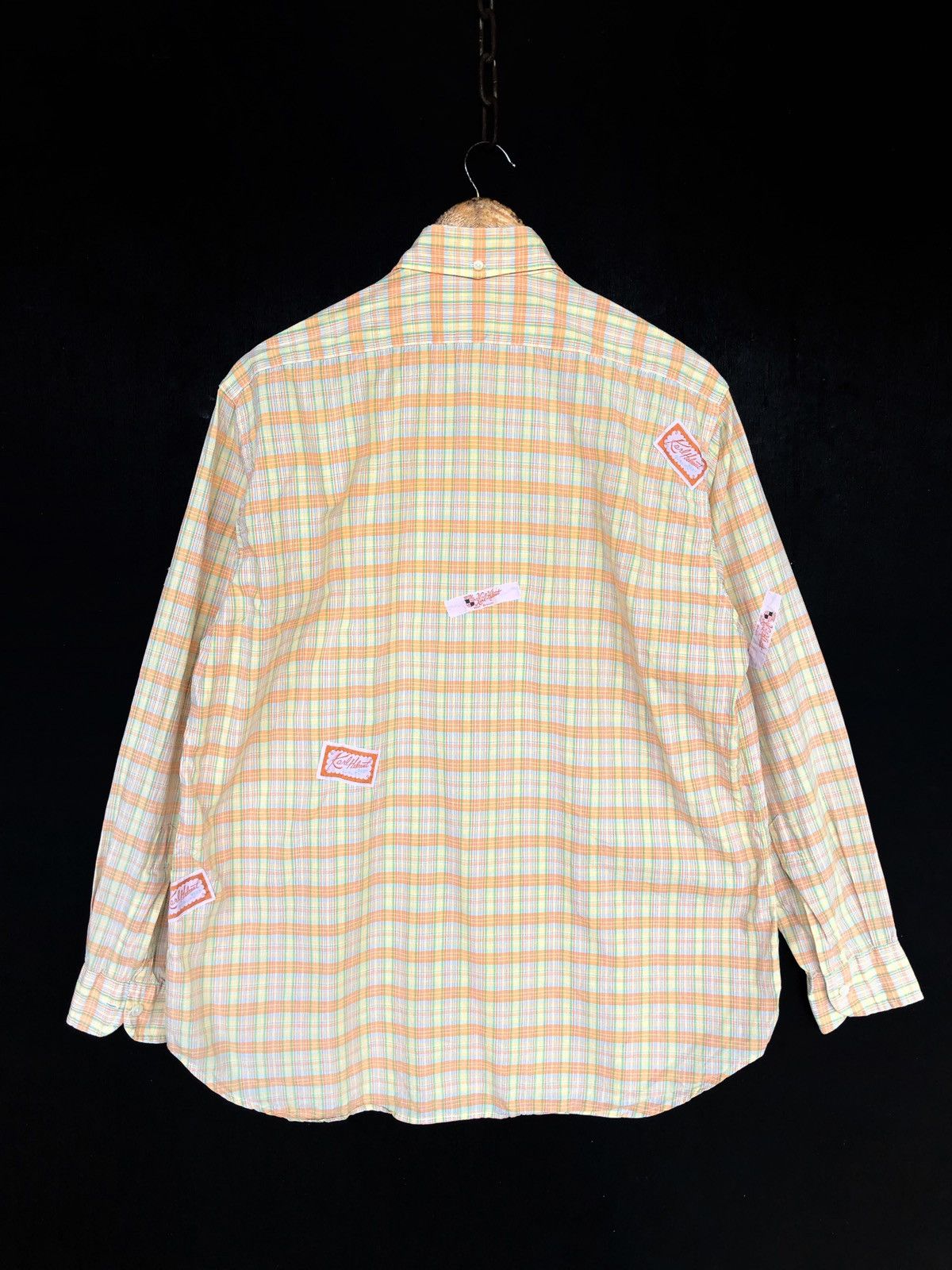 HOLLYWOOD RANCH MARKET Karl Helmut 🇯🇵 Patchwork Check Oversized Flannel Size US L / EU 52-54 / 3 - 5 Thumbnail