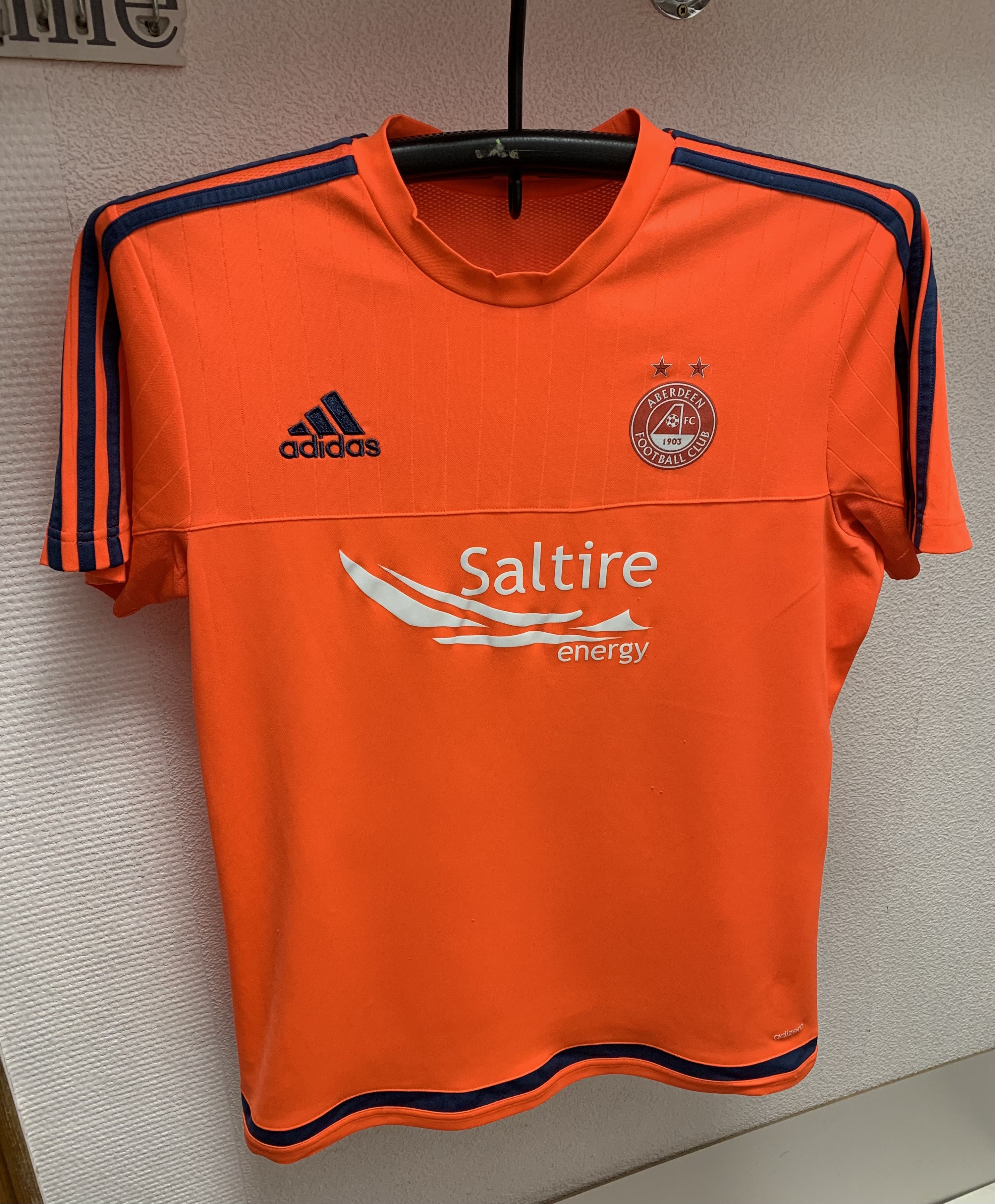 Adidas Aberdeen Adidas soccer jersey M size orange 2015 Size US M / EU 48-50 / 2 - 1 Thumbnail
