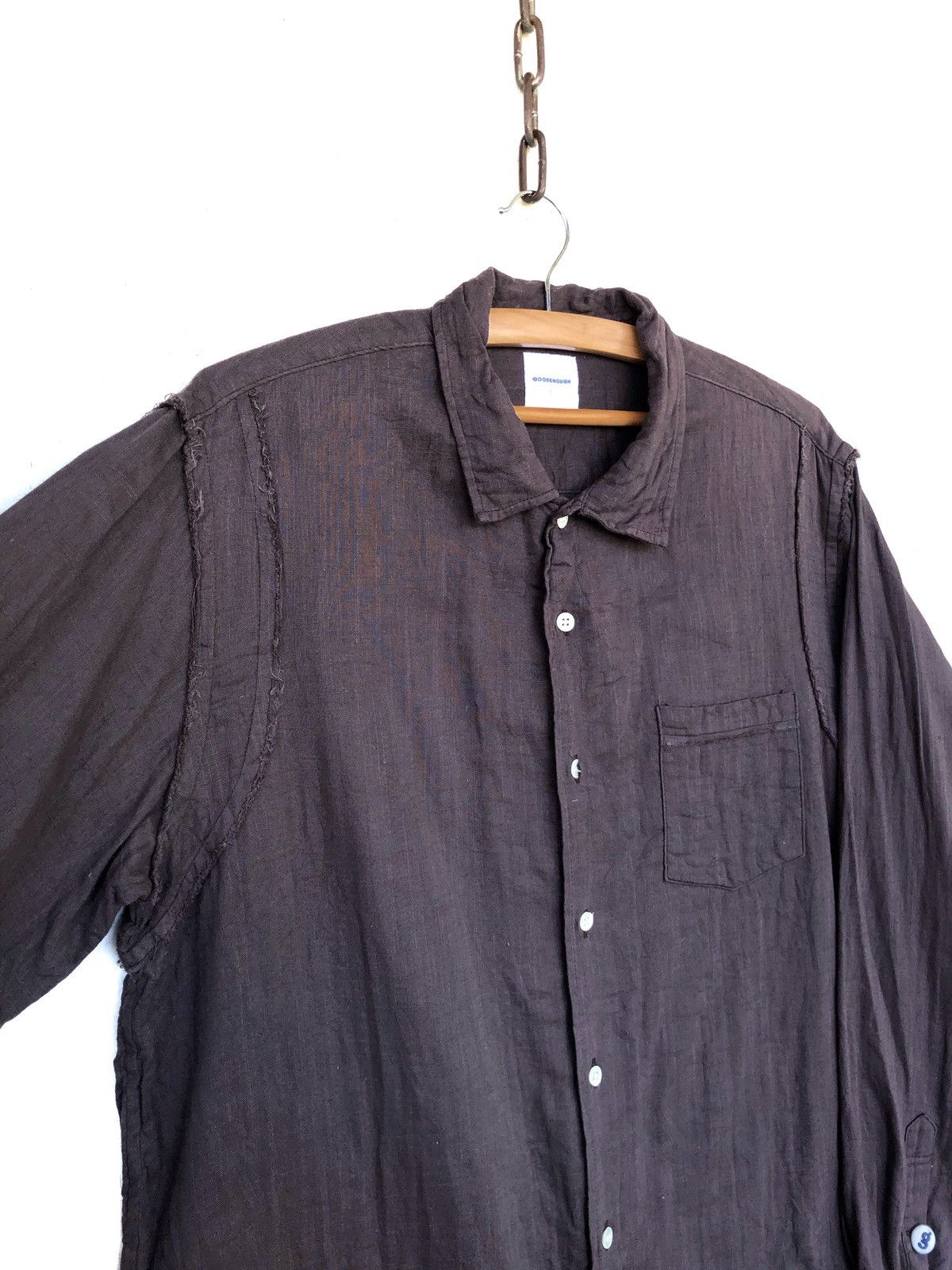 GOODENOUGH 🇯🇵 GodFather Fujiwara Unstructured Button Shirt Size US L / EU 52-54 / 3 - 4 Thumbnail