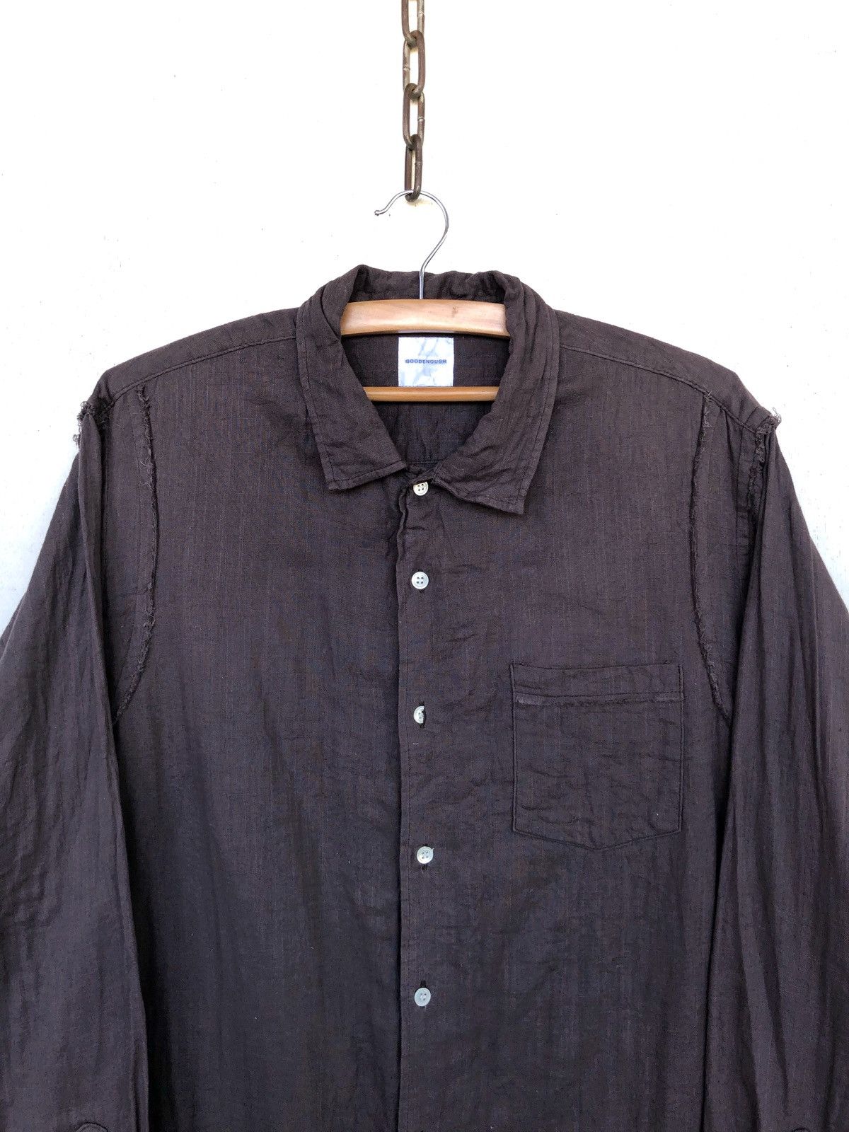 GOODENOUGH 🇯🇵 GodFather Fujiwara Unstructured Button Shirt Size US L / EU 52-54 / 3 - 5 Thumbnail
