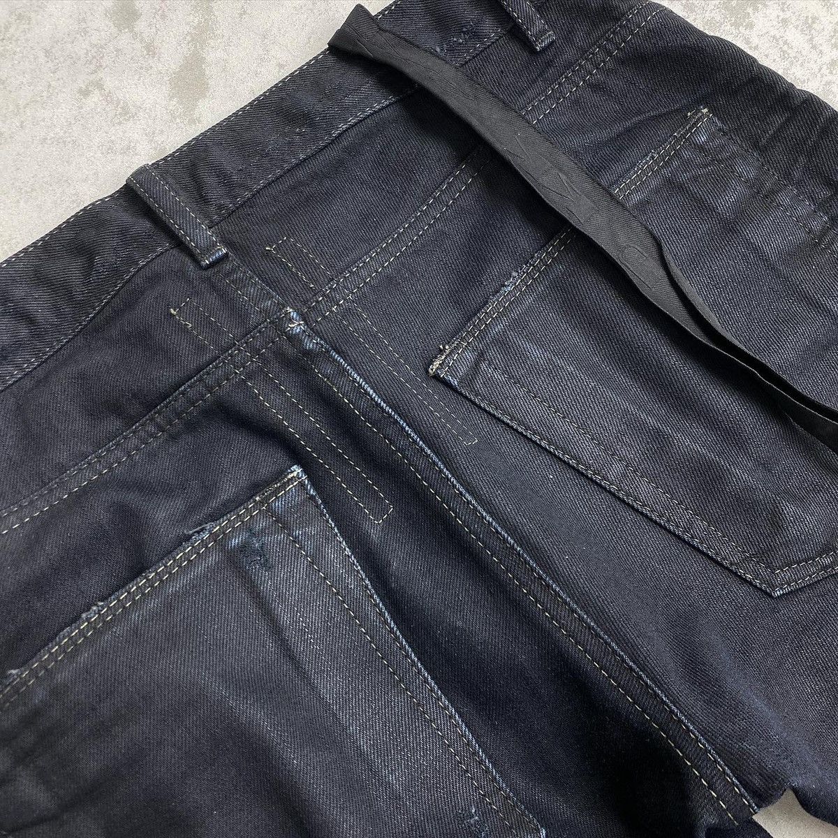 Rick Owens Drkshdw Rick Owens Drkshdw OG Waxed Jeans (Black) Size US 29 - 5 Thumbnail