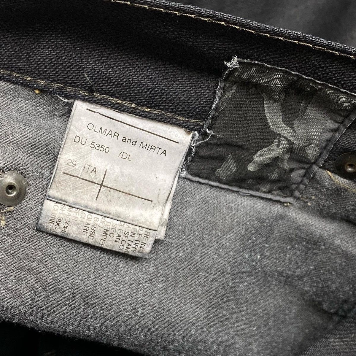 Rick Owens Drkshdw Rick Owens Drkshdw OG Waxed Jeans (Black) Size US 29 - 4 Thumbnail