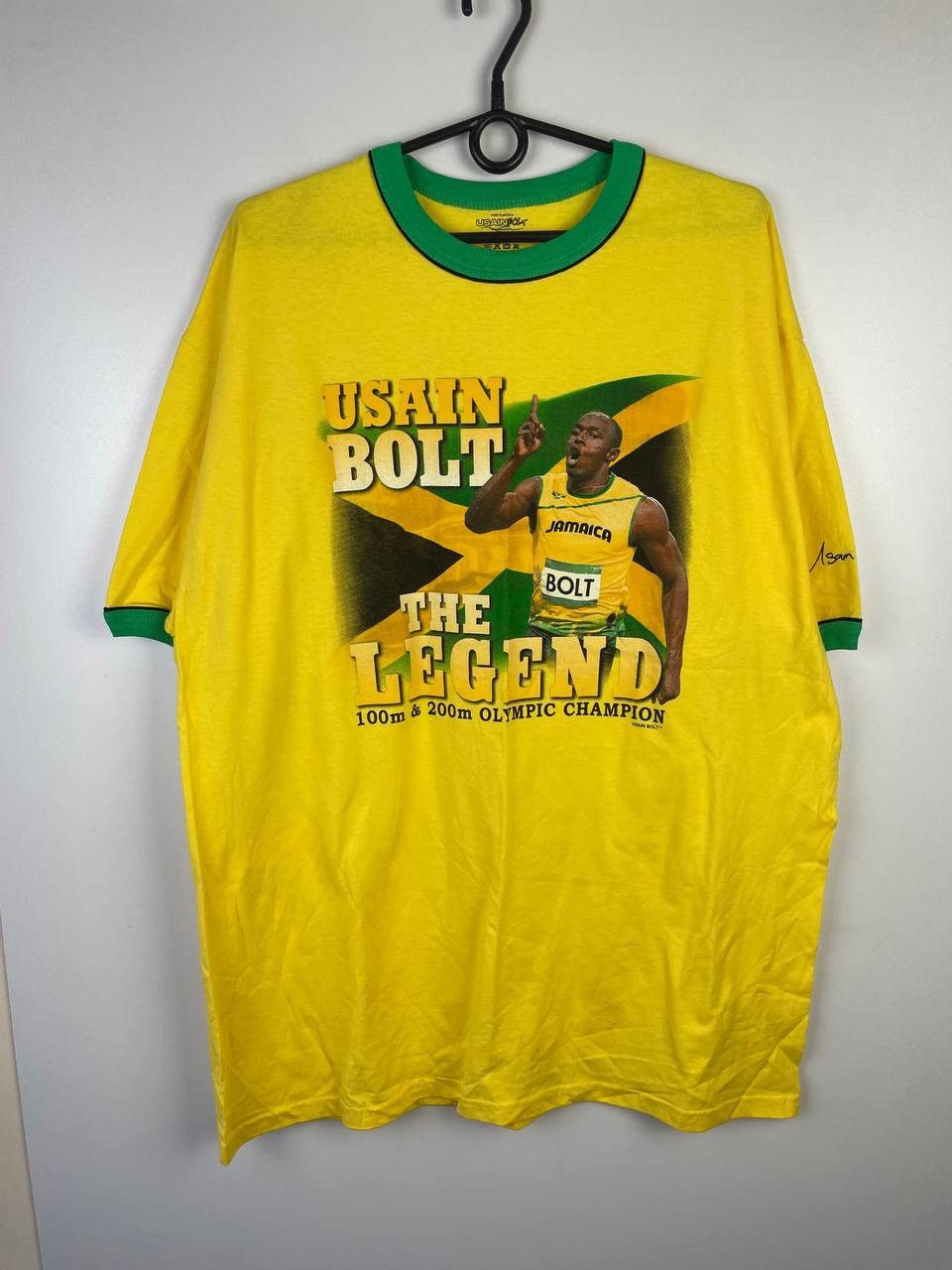 Vintage Usain Bolt vintage t-shirt size XL Size US XL / EU 56 / 4 - 1 Thumbnail