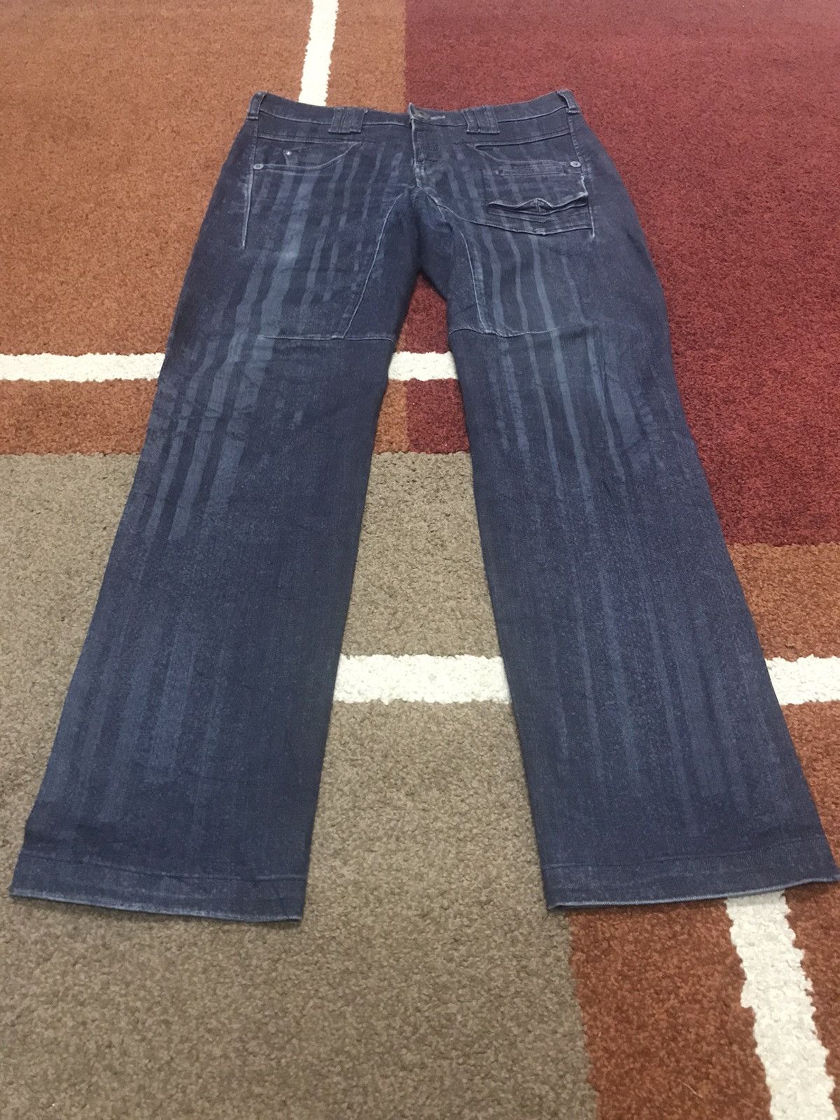 Designer × Marithe + Francois Girbaud 💥DESIGNER💥MFG Vertical Motives Multipockets Pant Size US 34 / EU 50 - 8 Thumbnail