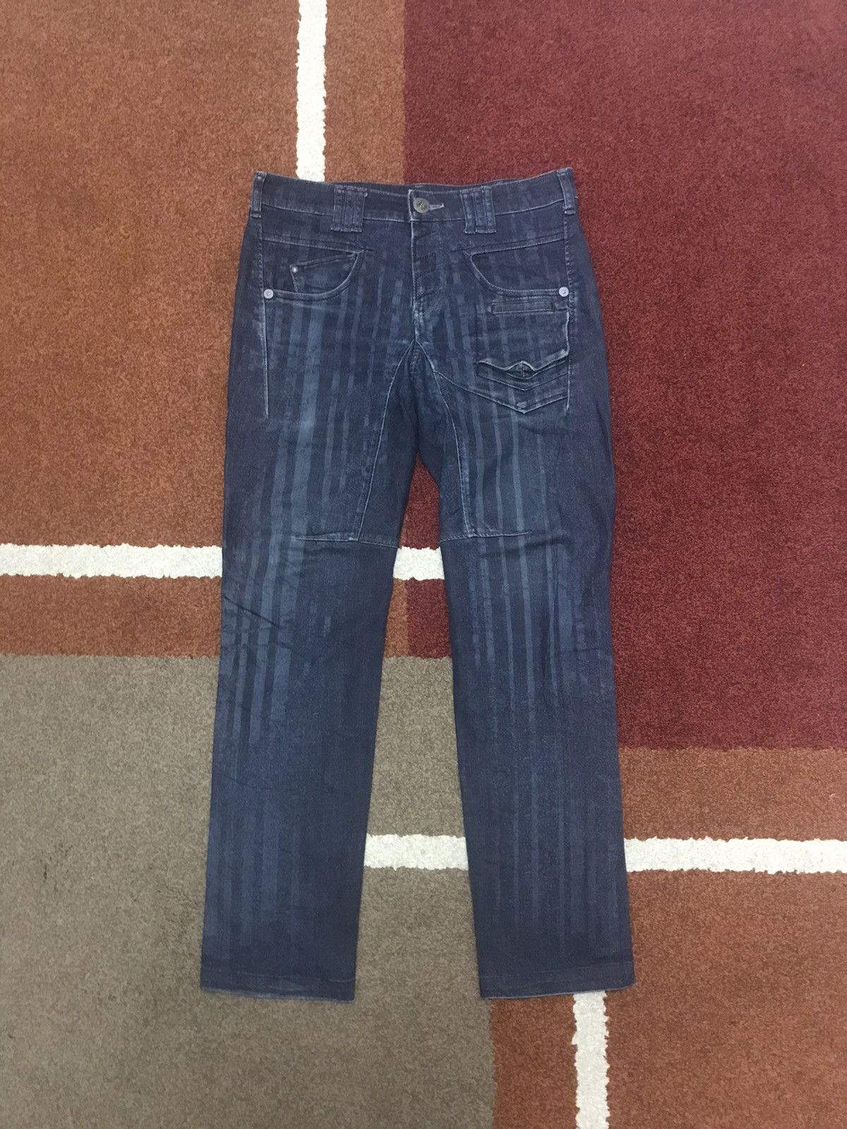 Designer × Marithe + Francois Girbaud 💥DESIGNER💥MFG Vertical Motives Multipockets Pant Size US 34 / EU 50 - 4 Thumbnail