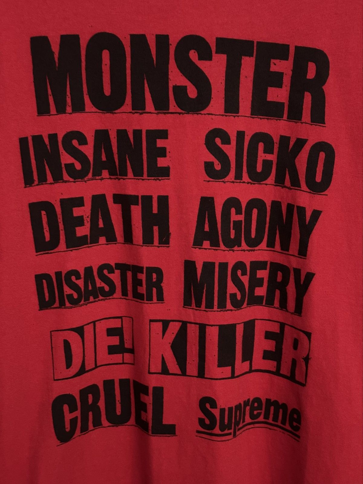 Supreme Supreme Monster Tee Size US L / EU 52-54 / 3 - 2 Thumbnail