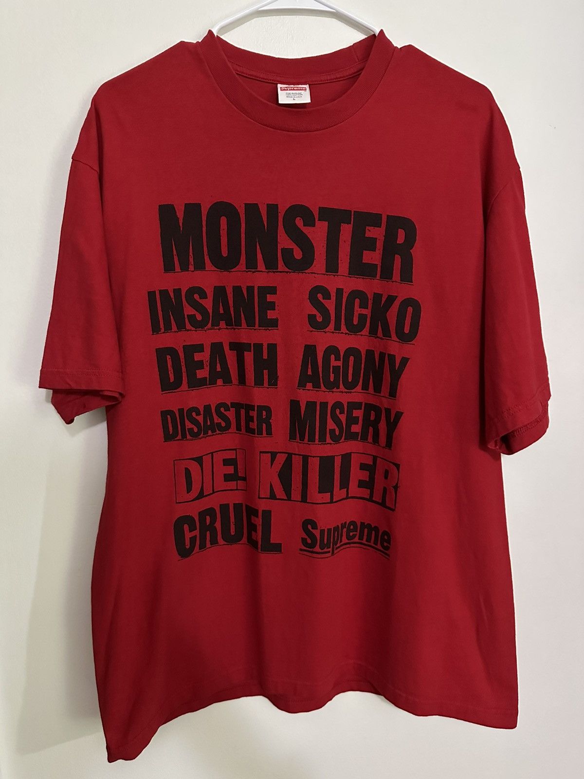 Supreme Supreme Monster Tee Size US L / EU 52-54 / 3 - 1 Thumbnail