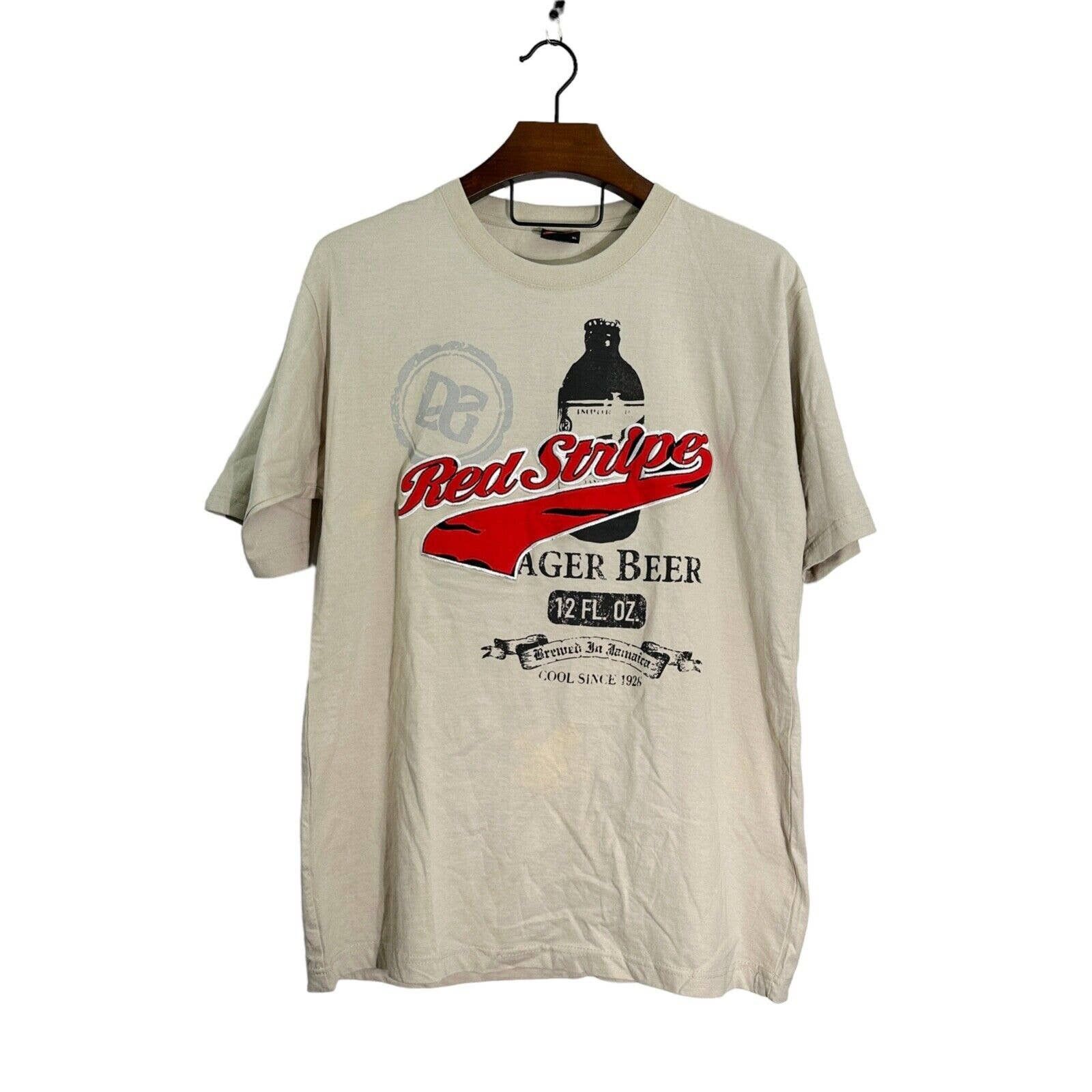 Red stripe store lager t shirt