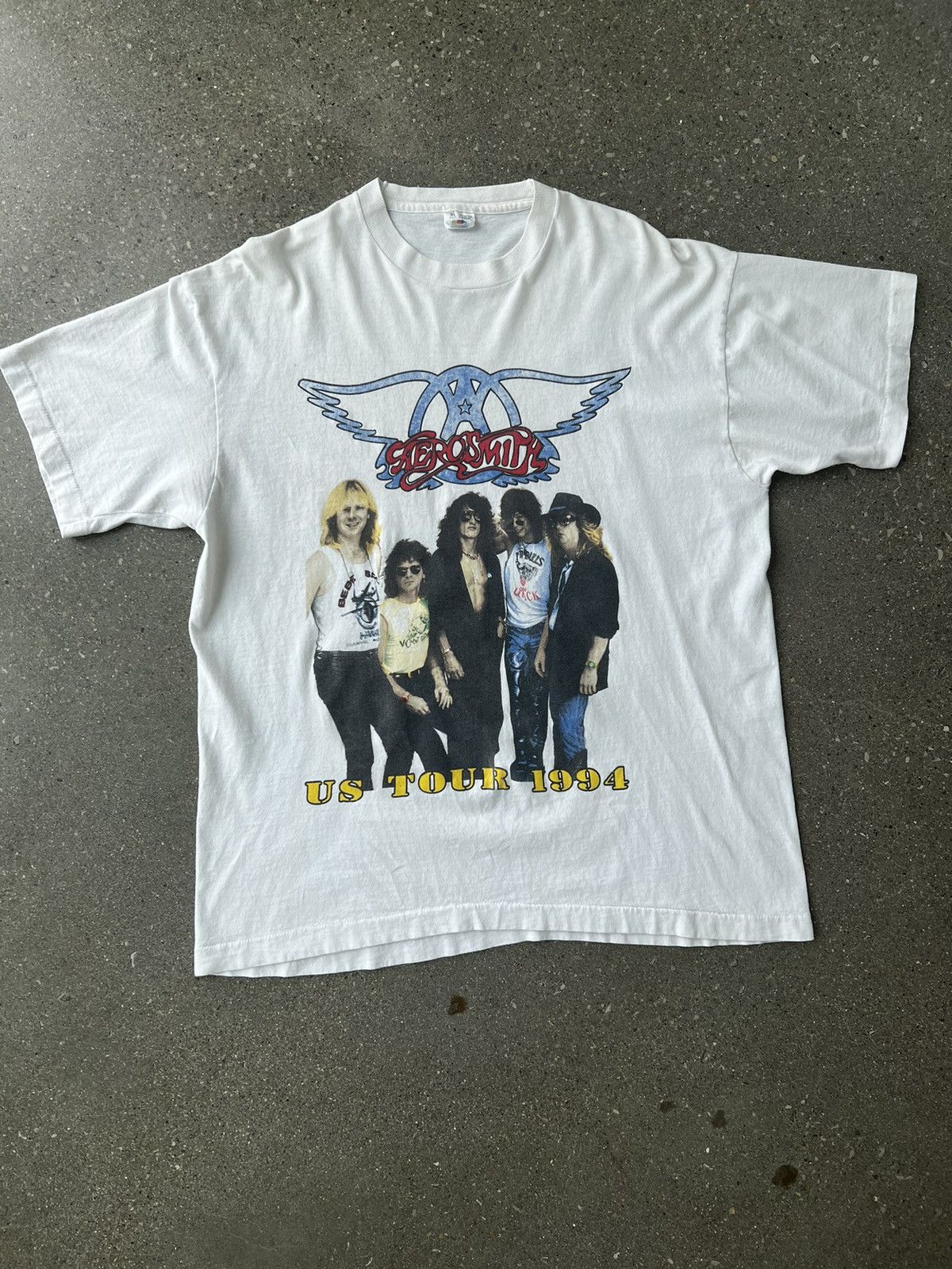 Aerosmith Vintage Aerosmith 1994 concert tee Size US XL / EU 56 / 4 - 2 Thumbnail