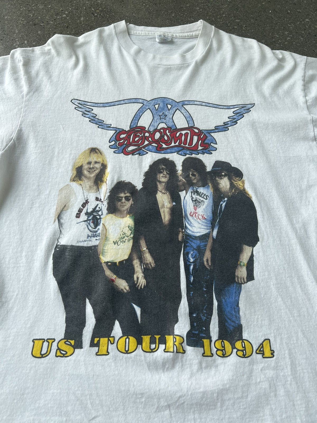Aerosmith Vintage Aerosmith 1994 concert tee Size US XL / EU 56 / 4 - 3 Thumbnail