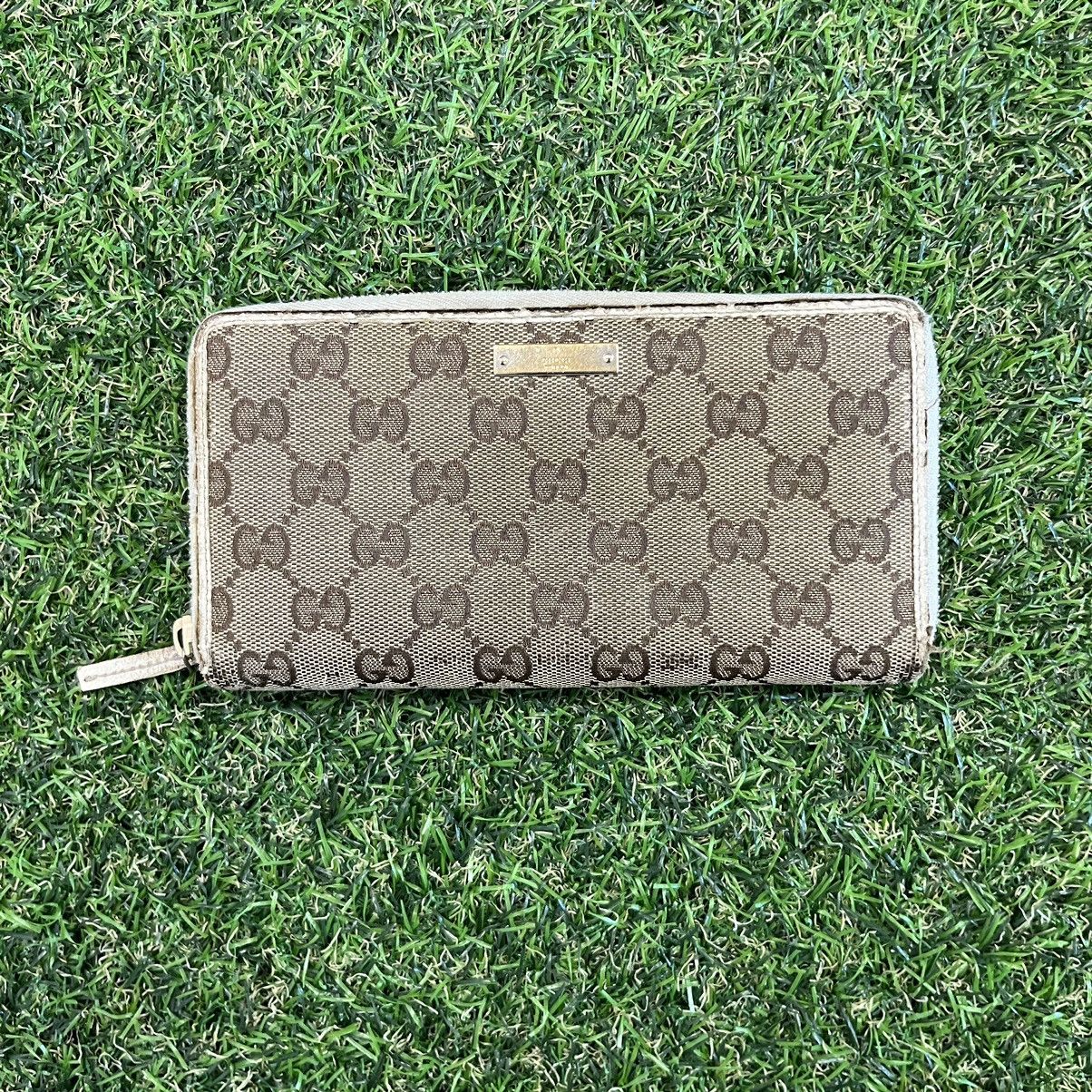 Gucci Monogram Wallet Tan Mono OS