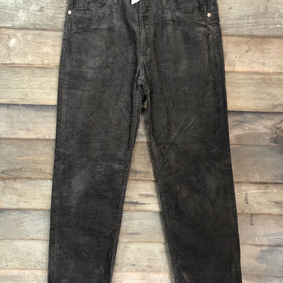 Levi's DL Levis Strauss Dark Brown Denim Jeans Pants #4627 Size US 30 / EU 46 - 4 Thumbnail