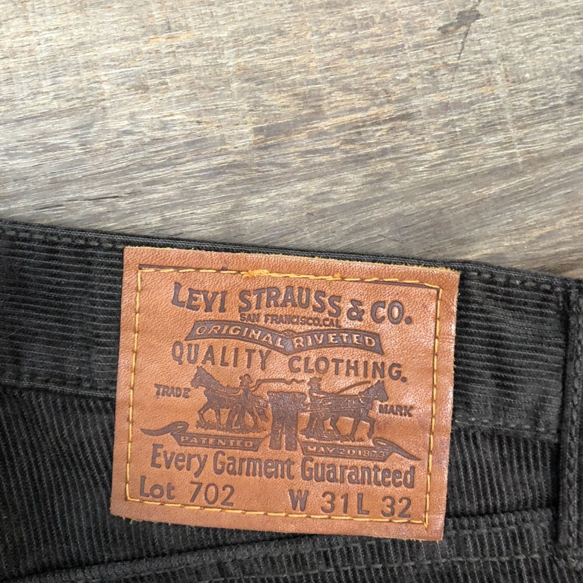Levi's DL Levis Strauss Dark Brown Denim Jeans Pants #4627 Size US 30 / EU 46 - 12 Thumbnail