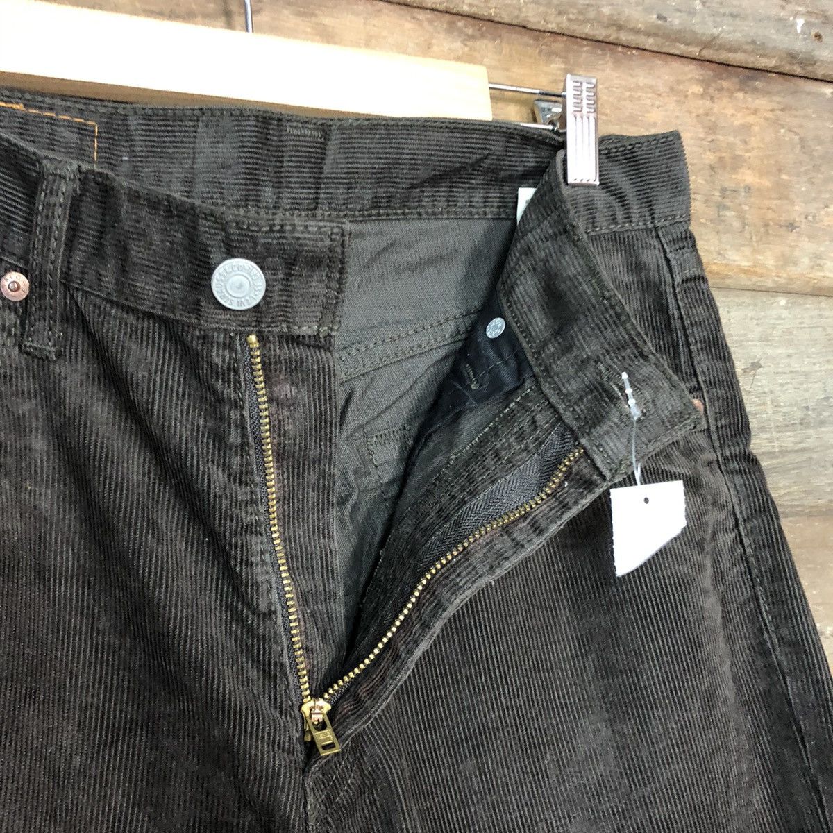 Levi's DL Levis Strauss Dark Brown Denim Jeans Pants #4627 Size US 30 / EU 46 - 6 Thumbnail