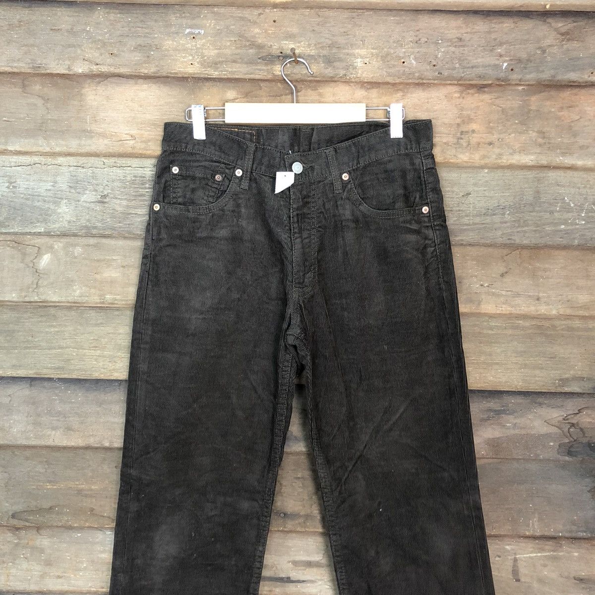 Levi's DL Levis Strauss Dark Brown Denim Jeans Pants #4627 Size US 30 / EU 46 - 2 Thumbnail