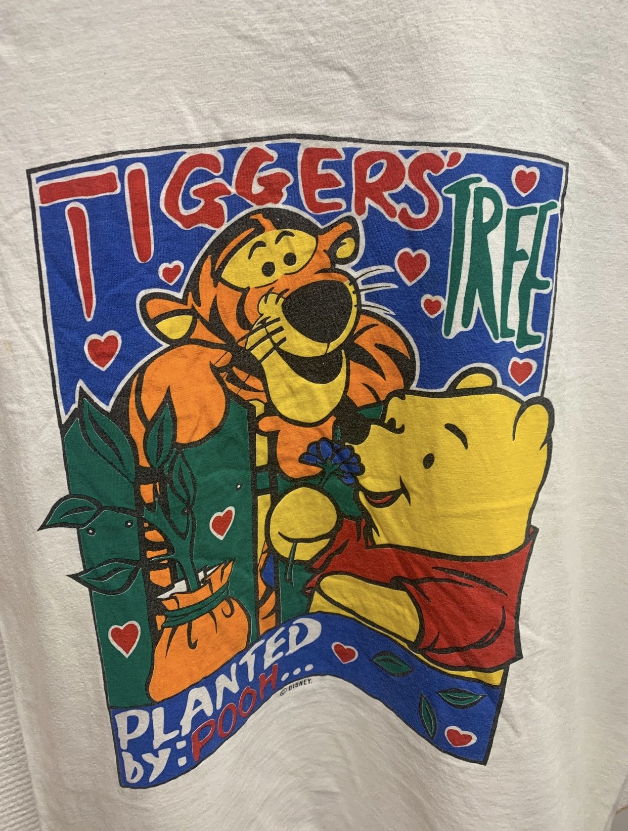 Disney Disney tiggers tree Pooh vintage 1990 90 t-shirt Xl rare Size US XL / EU 56 / 4 - 2 Thumbnail