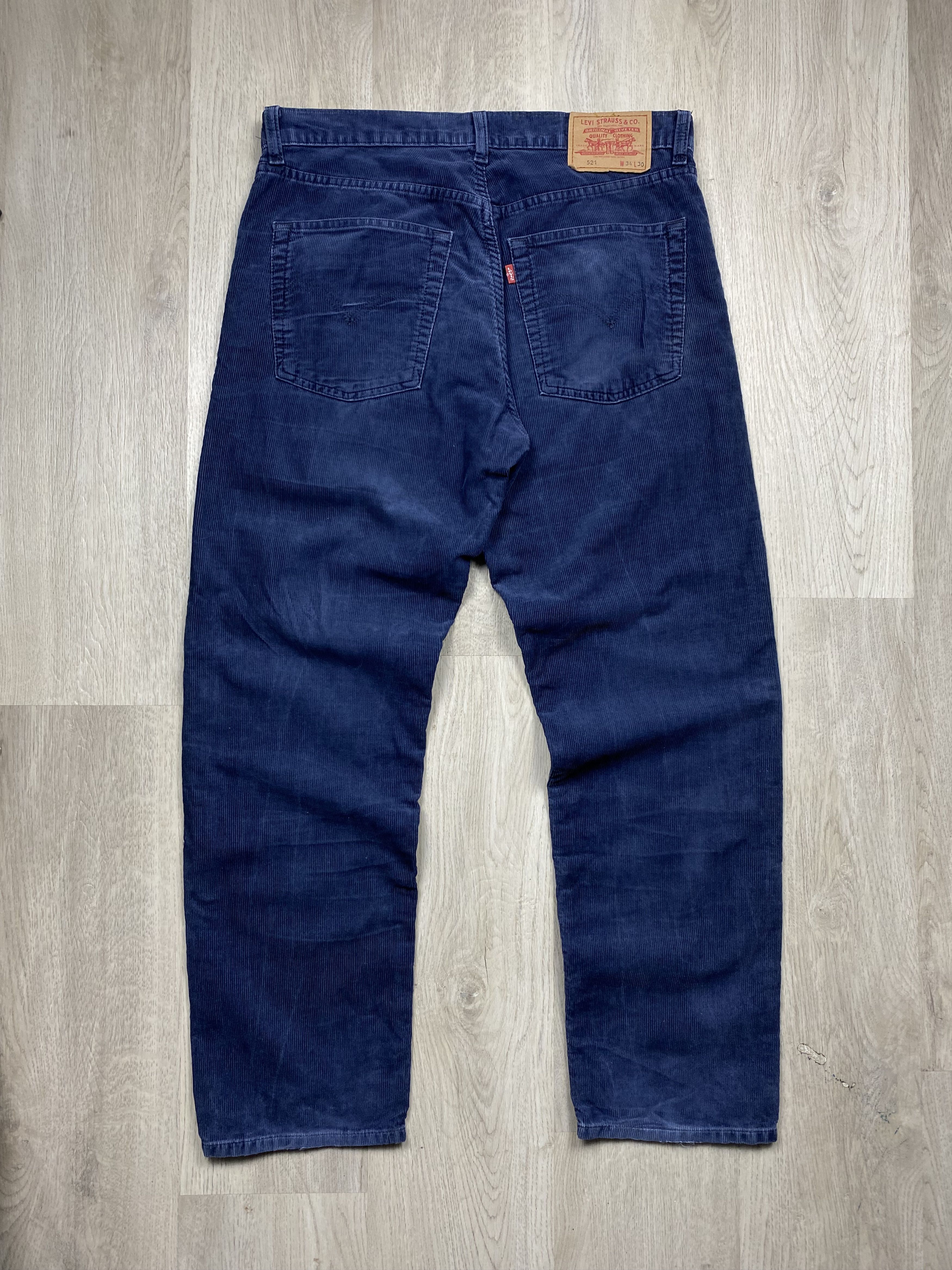 Levi's Levi's 521 Vintage Mens Corduroy Denim Pants Jeans Size US 34 / EU 50 - 1 Thumbnail