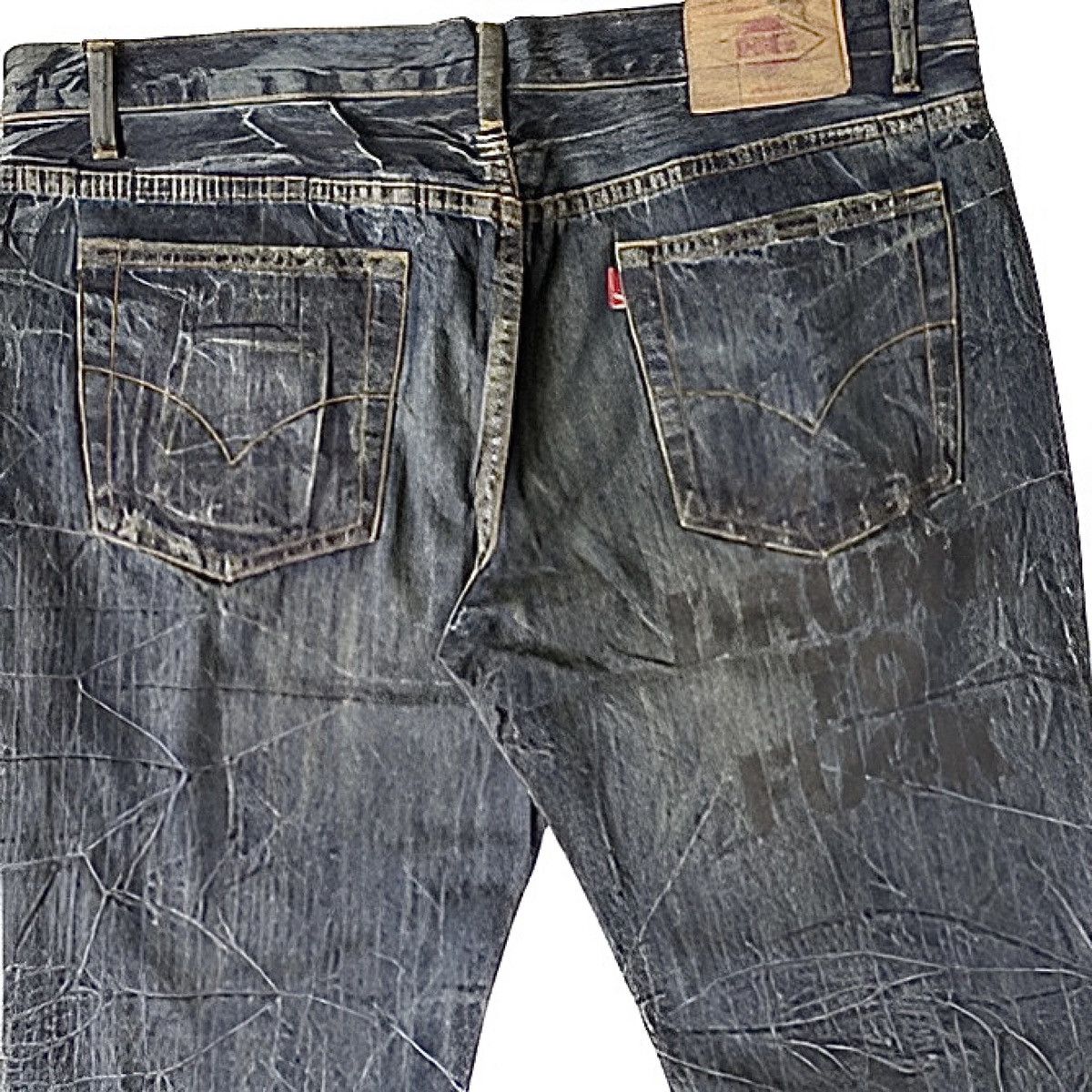パンツ archive fuck jeans gimmick buggy pants Hysteric Glamour Fuck Jeans | Grailed