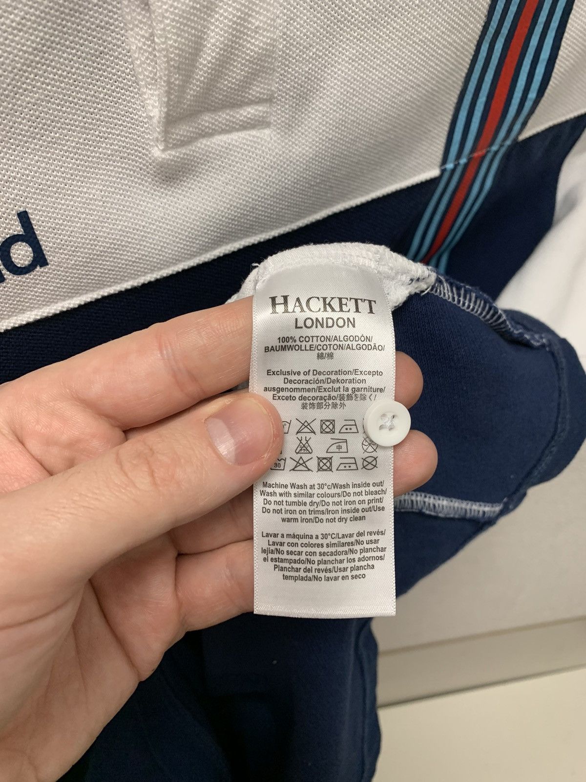 Hackett Williams martini racing Hackett polo M sz firelli Mercedes Size US M / EU 48-50 / 2 - 7 Thumbnail