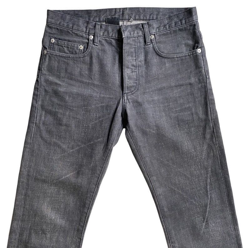 image of Dior x Kris Van Assche Ss08 Black Clakmark Jeans 17.5Cm, Men's (Size 28)