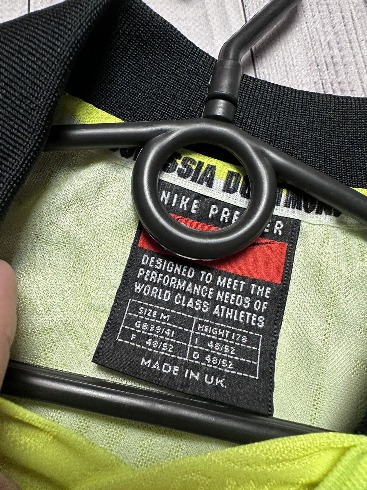 Nike × Vintage Vintage Nike soccer jersey Borussia Dortmund monogram yellow Size US M / EU 48-50 / 2 - 4 Thumbnail