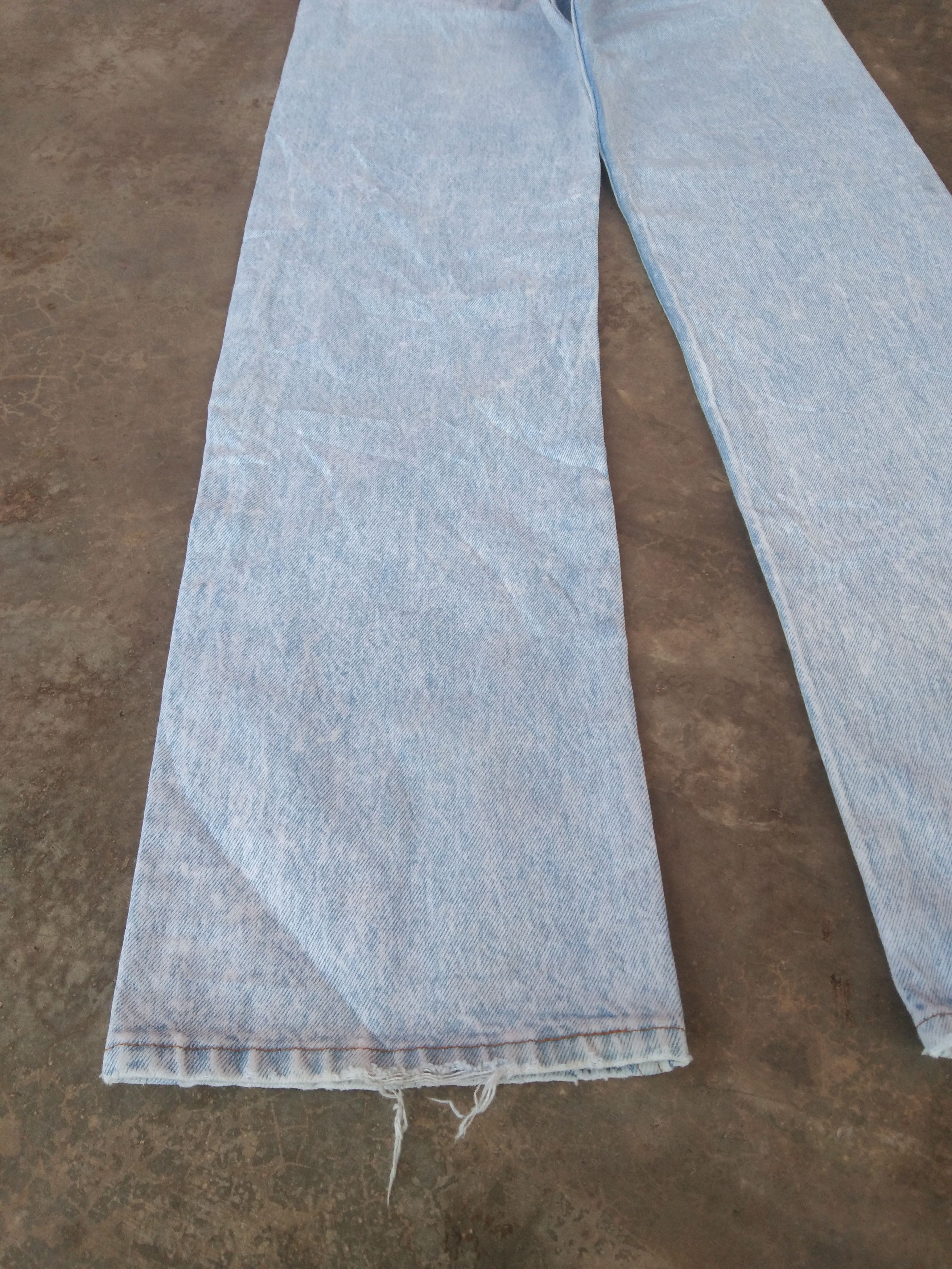 Levi's 80s Vintage Levi's 501 Made In USA Distressed Jeans 31x34 Size US 31 - 4 Thumbnail