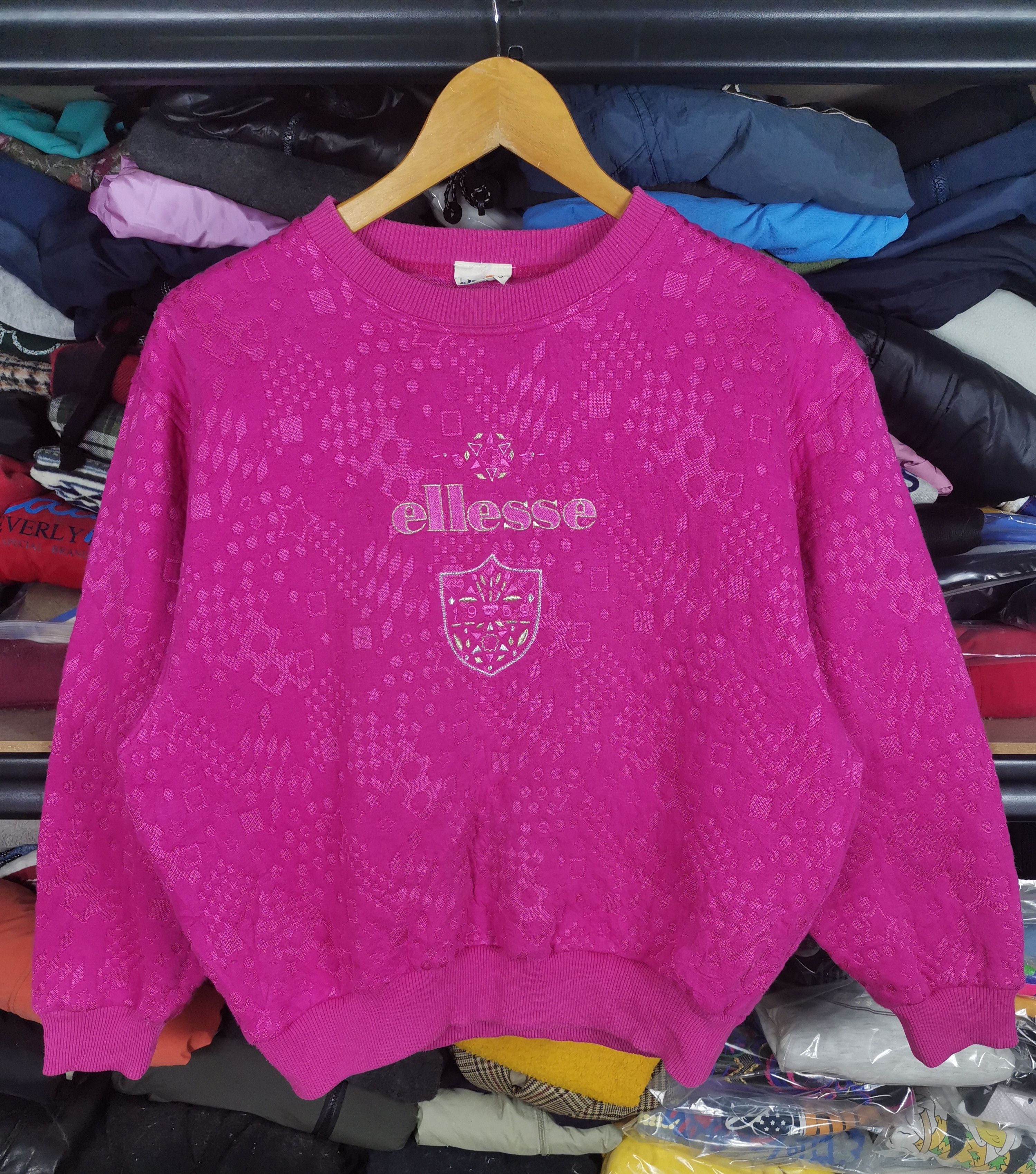 Ellesse Vintage 90s Ellesse Sweatshirt Size M / US 6-8 / IT 42-44 - 1 Thumbnail