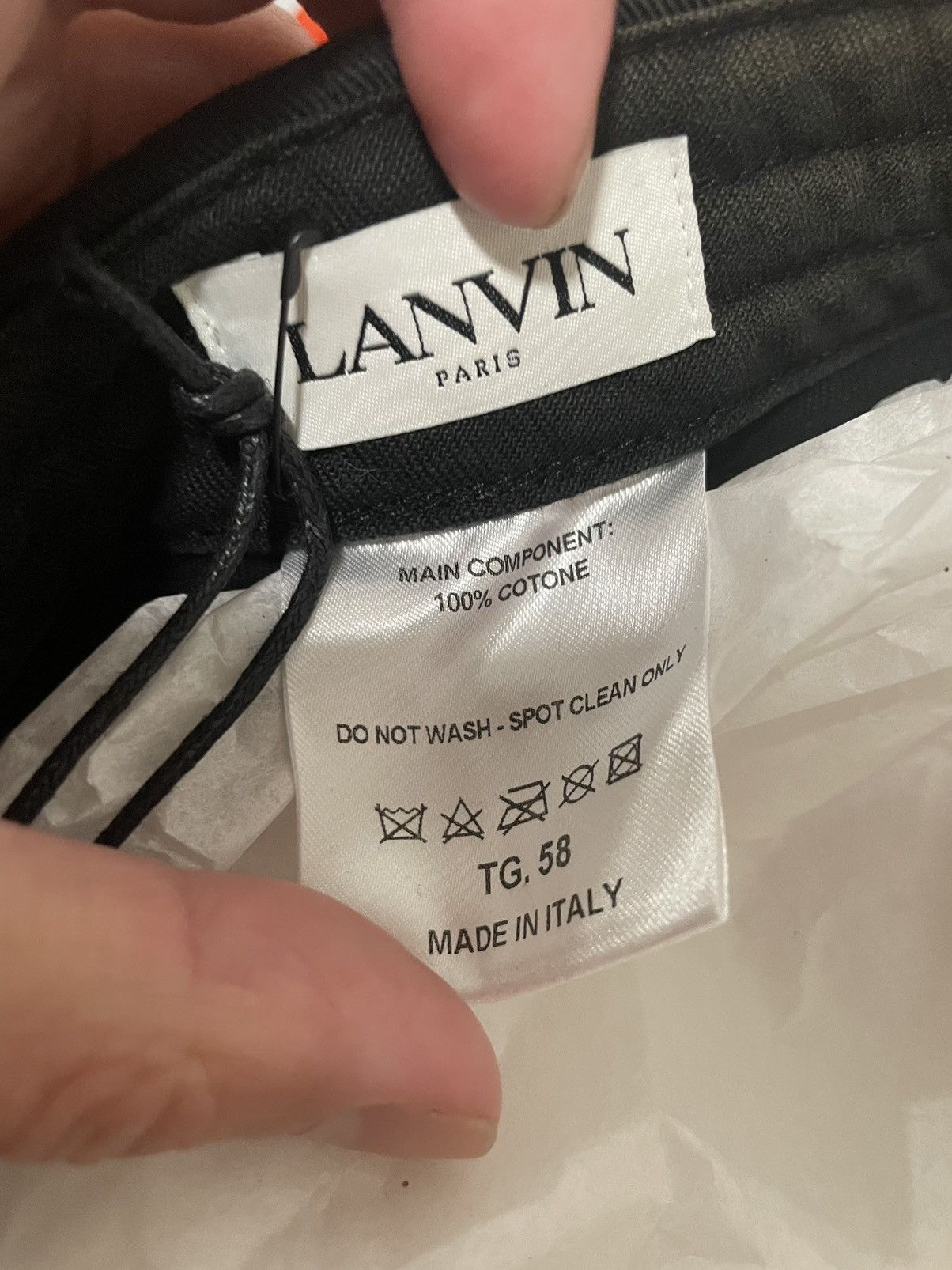Gallery Dept. × Lanvin Gallery dept x Lanvin bleached pained cap Size ONE SIZE - 4 Thumbnail