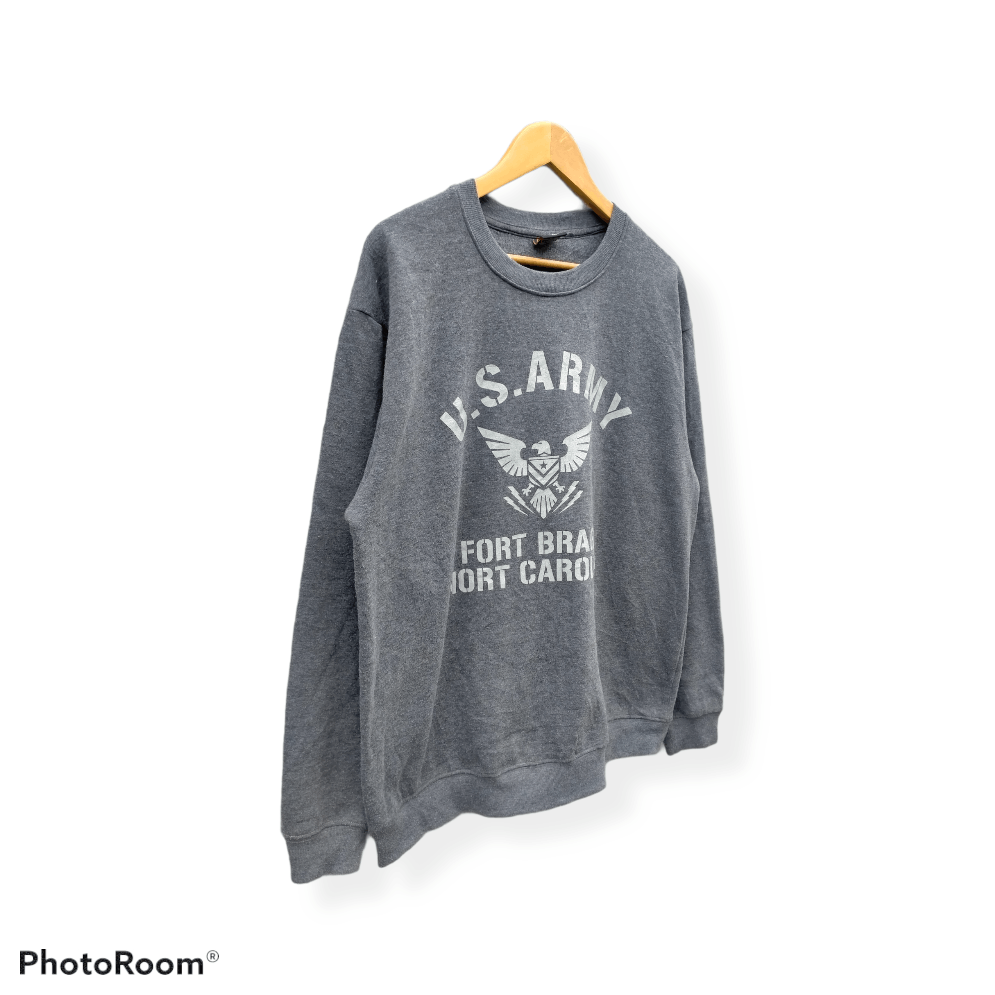 Japanese Brand ⚡️Steals⚡️ US ARMY spellout sweatshirt Size US L / EU 52-54 / 3 - 4 Thumbnail
