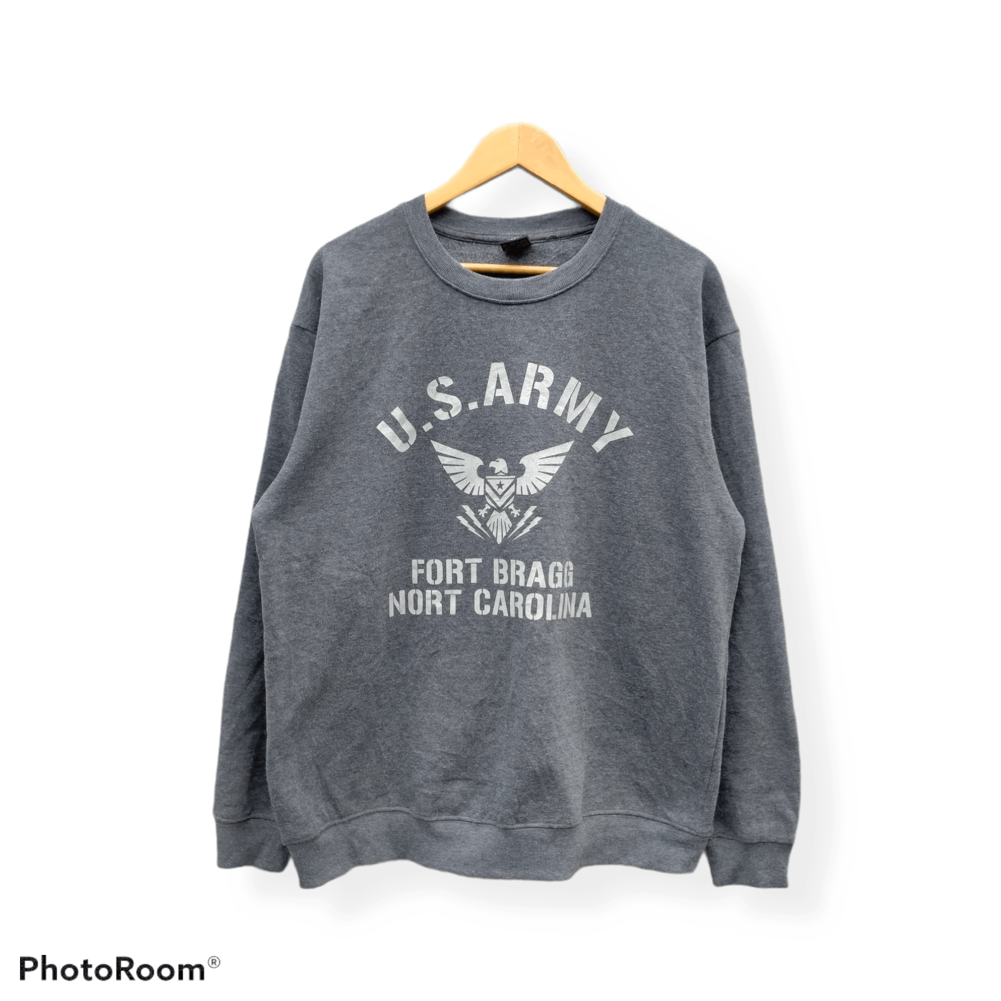 Japanese Brand ⚡️Steals⚡️ US ARMY spellout sweatshirt Size US L / EU 52-54 / 3 - 1 Thumbnail