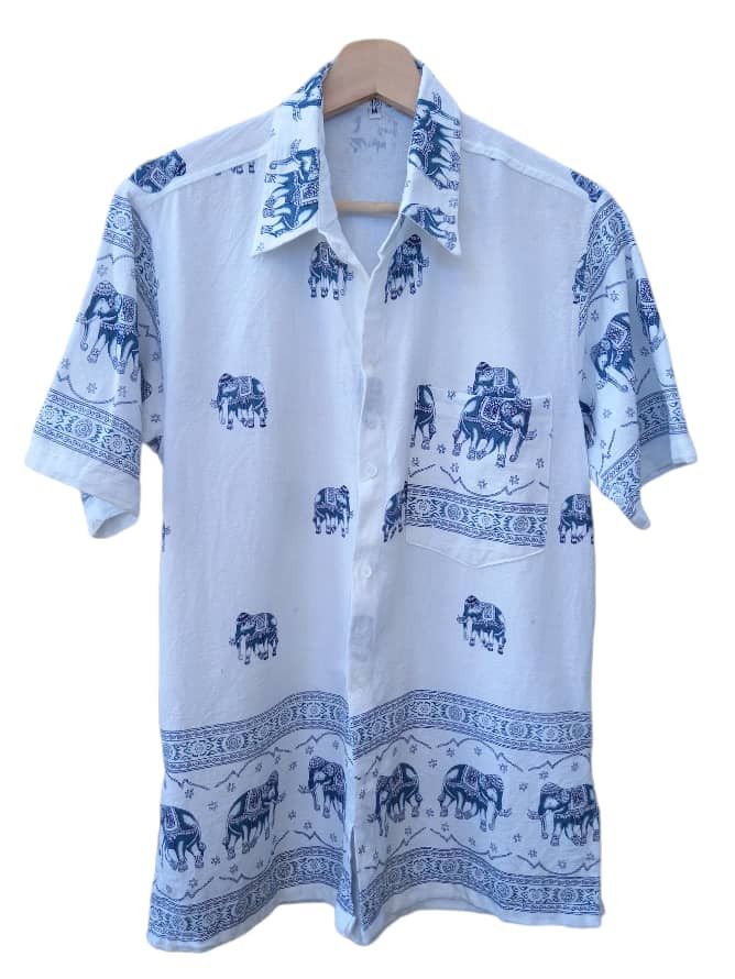 Other Nice Design!!Royal Elephant Overprint Shirt Size US M / EU 48-50 / 2 - 1 Thumbnail