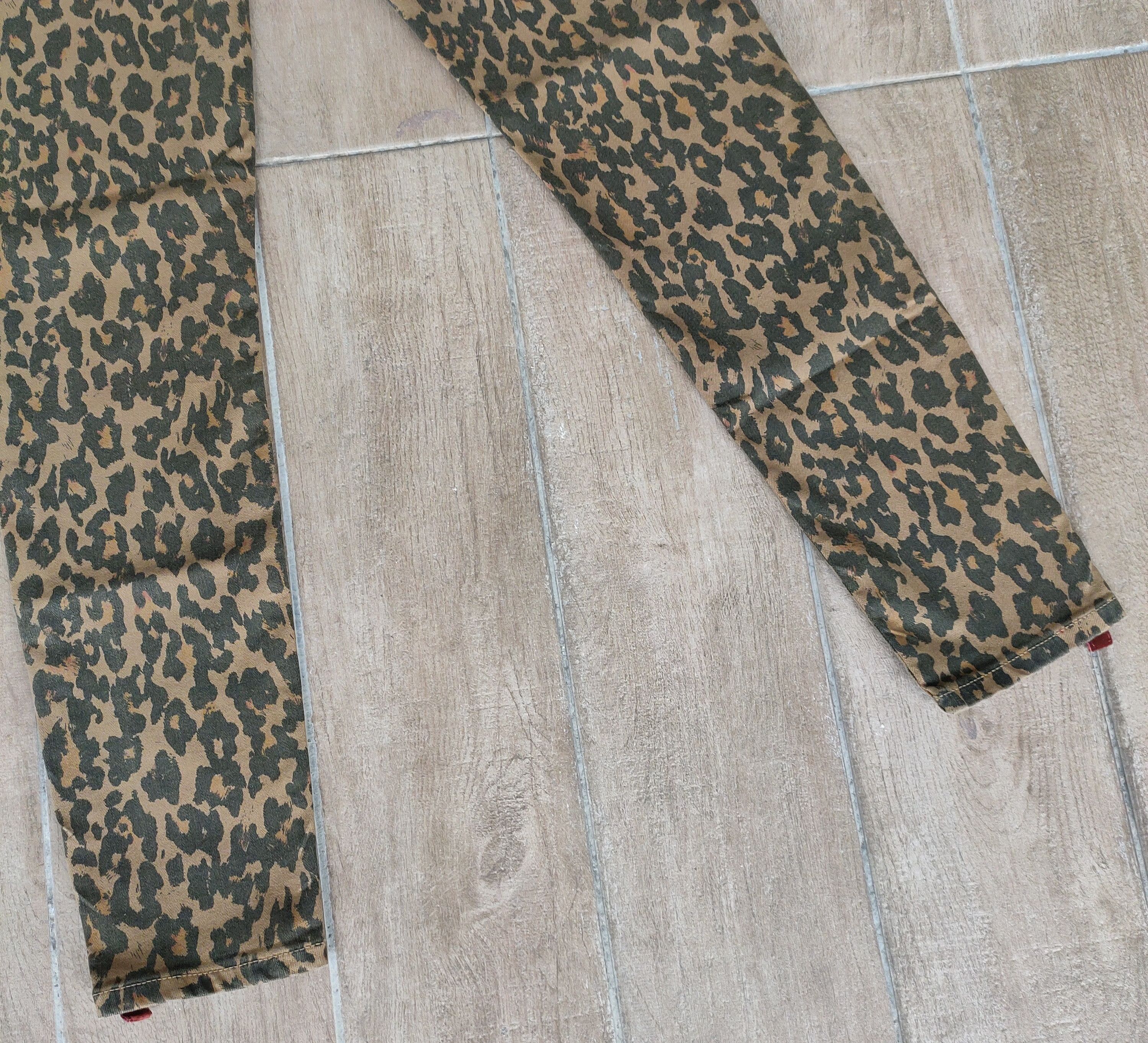 Zara Leopard Print Skinny Jeans Zara Size US 29 - 6 Thumbnail