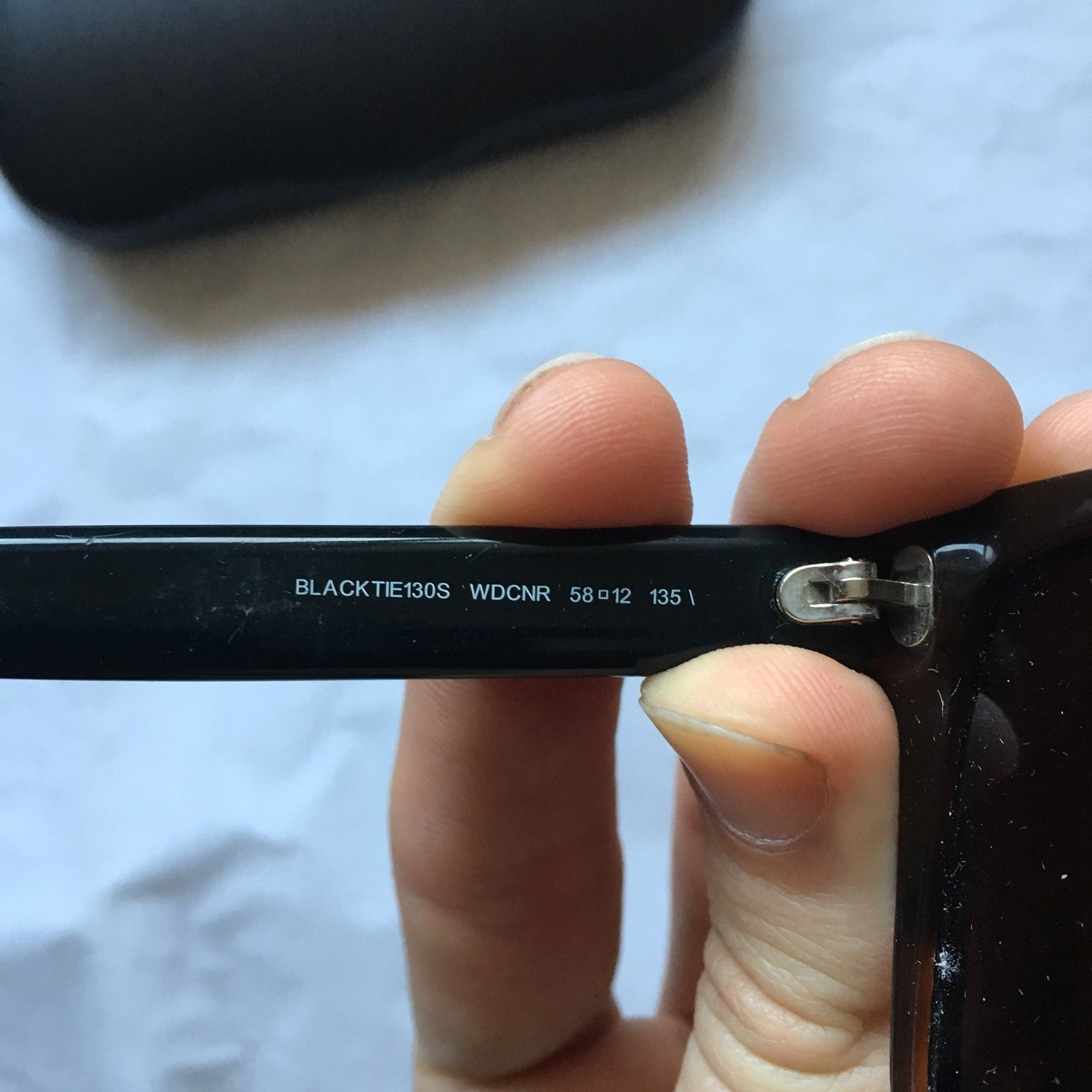 Dior Black Tie Homme Sunglasses Size ONE SIZE - 5 Thumbnail