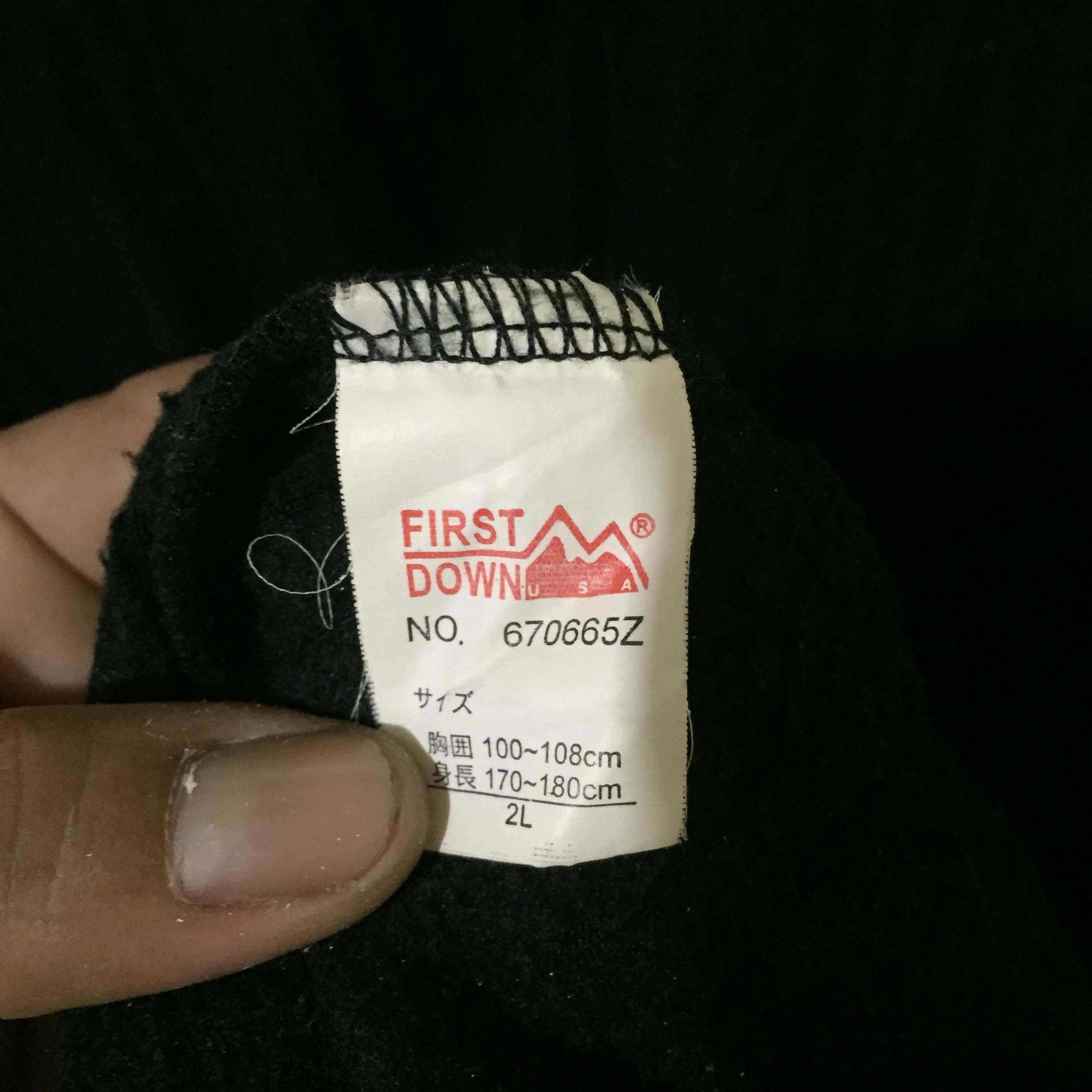 Japanese Brand × Vintage Vintage 90’s First Down Pullover half Zipper Size US L / EU 52-54 / 3 - 5 Thumbnail