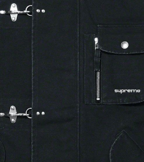 Supreme Supreme Canvas Clip Jacket Black XL Size US XL / EU 56 / 4 - 2 Thumbnail