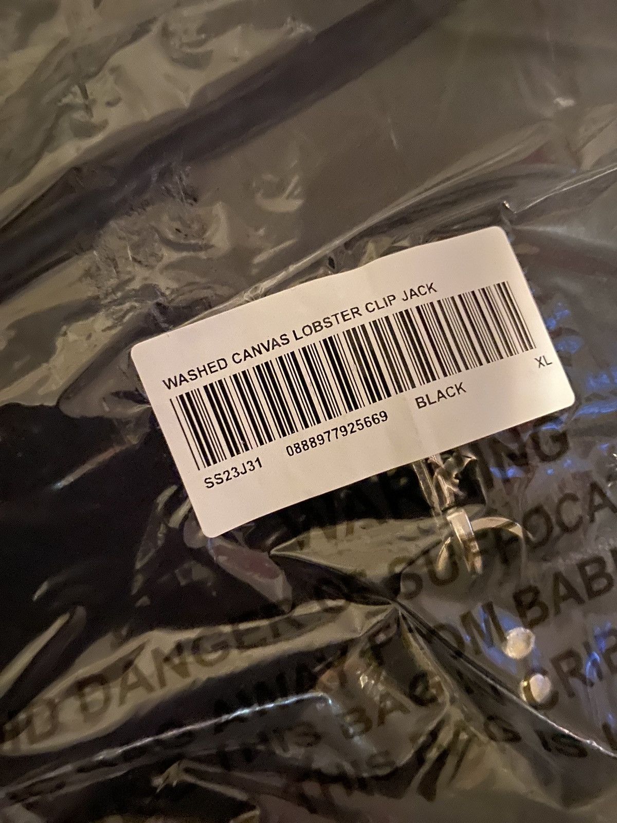 Supreme Supreme Canvas Clip Jacket Black XL Size US XL / EU 56 / 4 - 8 Thumbnail