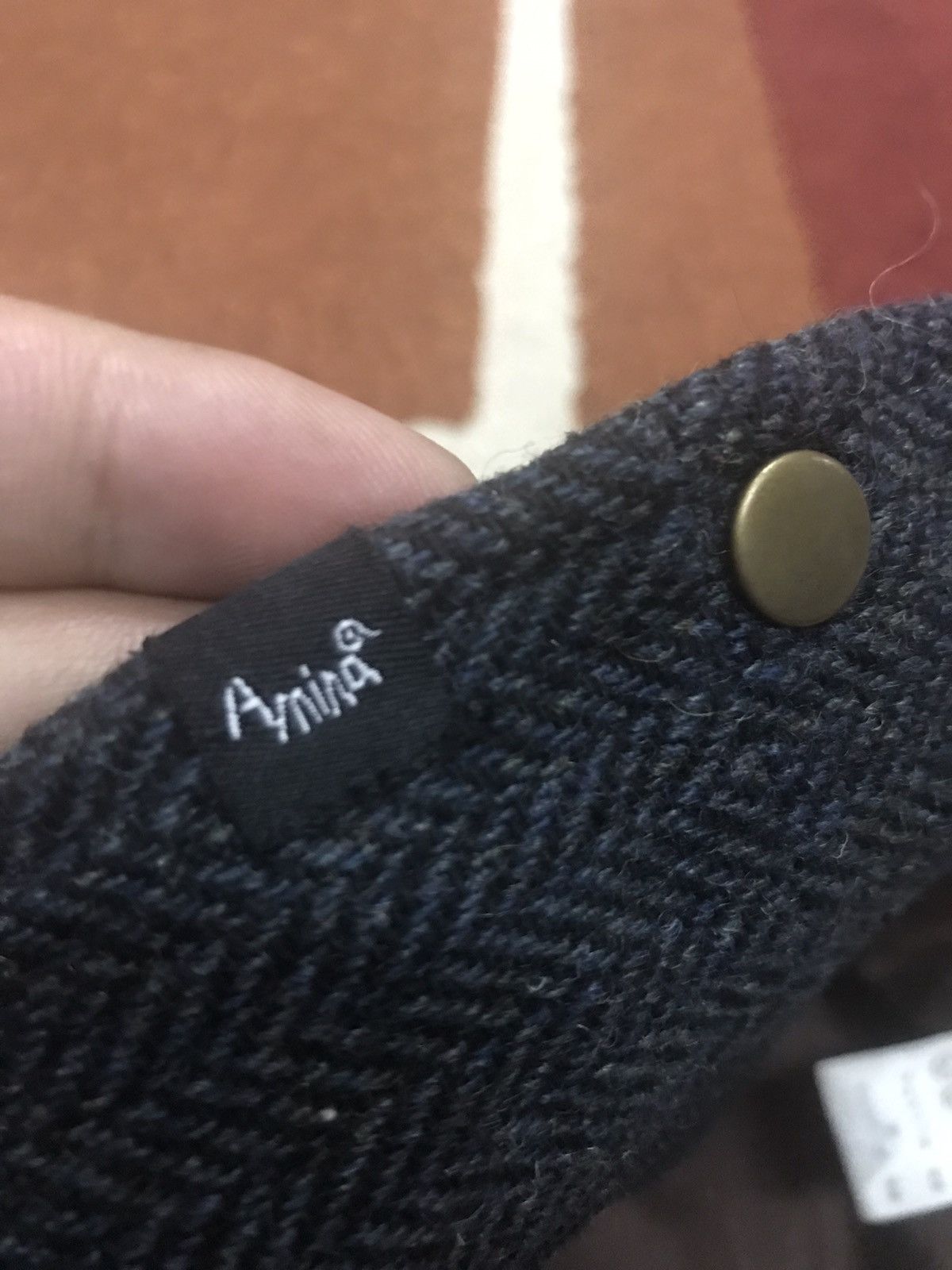 Japanese Brand Very Rare Archival Amina Multi Tones Cross Material Hat Size ONE SIZE - 11 Thumbnail