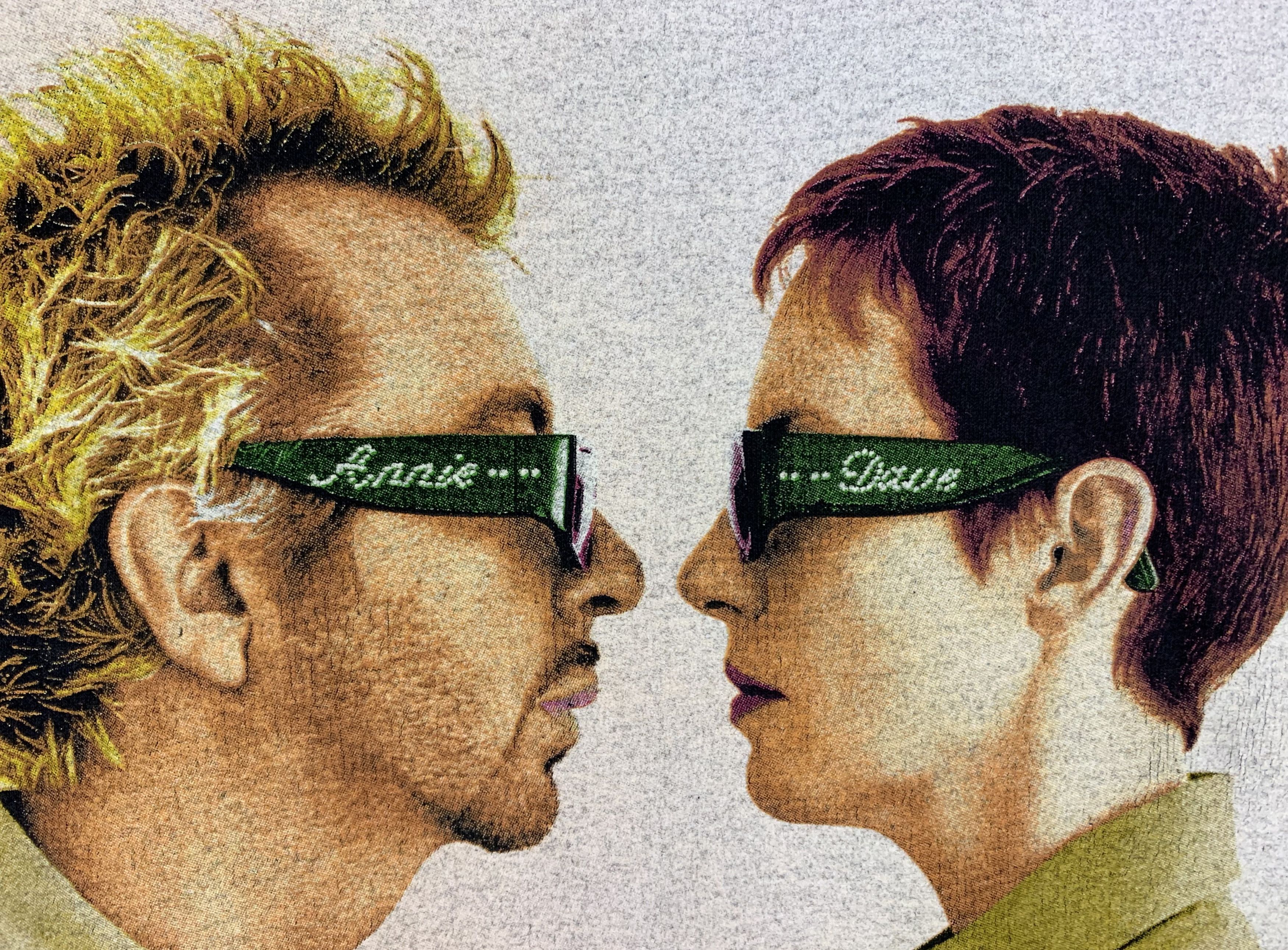 Band Tees × Vintage Eurythmics britpop duo greenpeace concert tour vtg 90s tee Size US M / EU 48-50 / 2 - 4 Thumbnail
