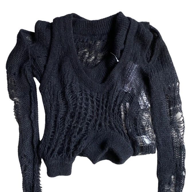 Rick Owens SS20 “Fogachine” Mohair Spider Web Banana Size US S / EU 44-46 / 1 - 6 Thumbnail