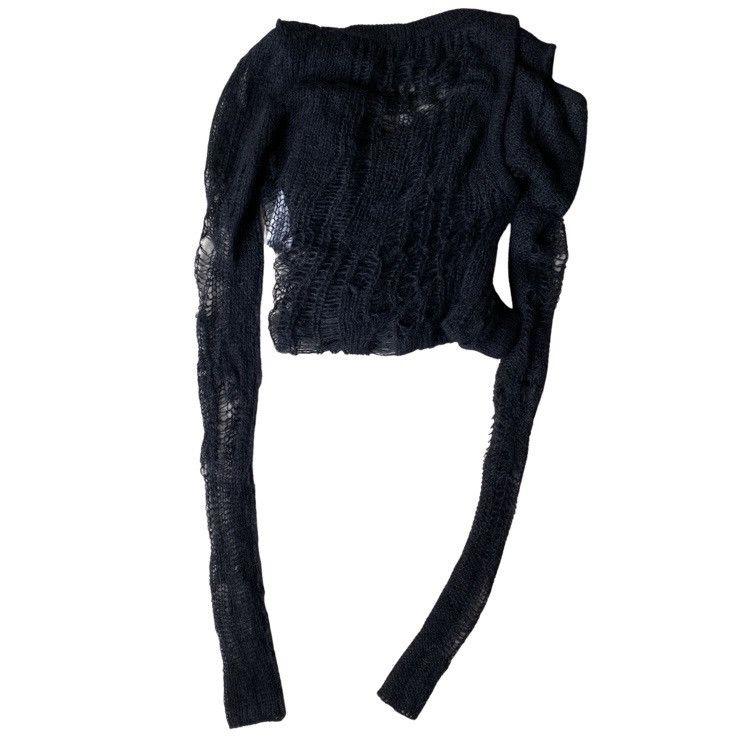 Rick Owens SS20 “Fogachine” Mohair Spider Web Banana Size US S / EU 44-46 / 1 - 8 Thumbnail