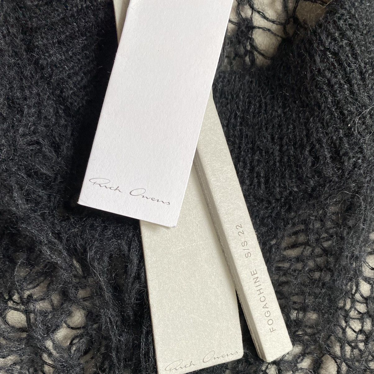 Rick Owens SS20 “Fogachine” Mohair Spider Web Banana Size US S / EU 44-46 / 1 - 11 Thumbnail