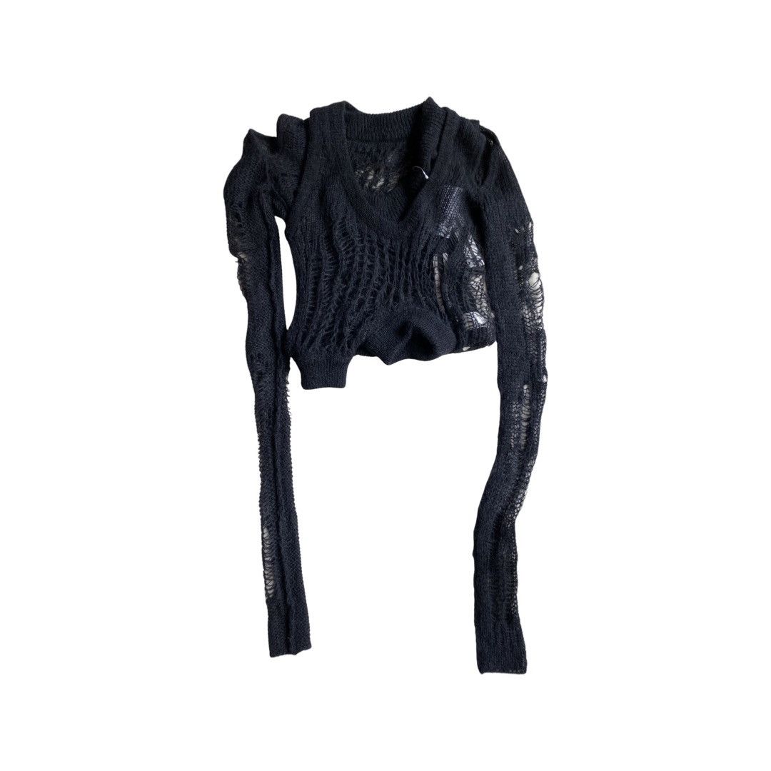 Rick Owens SS20 “Fogachine” Mohair Spider Web Banana Size US S / EU 44-46 / 1 - 7 Thumbnail