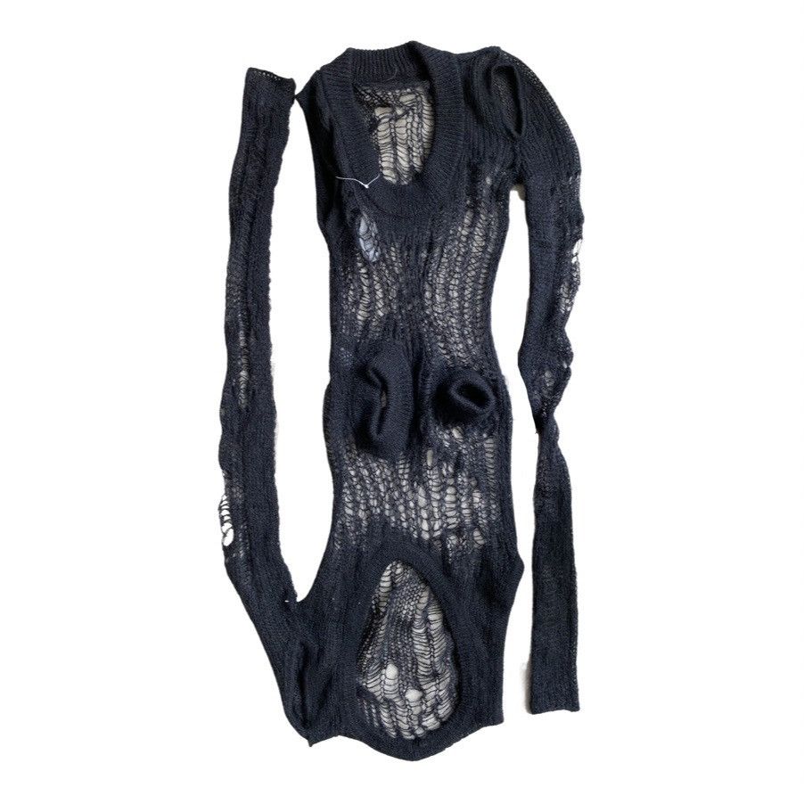 Rick Owens SS20 “Fogachine” Mohair Spider Web Banana Size US S / EU 44-46 / 1 - 5 Thumbnail