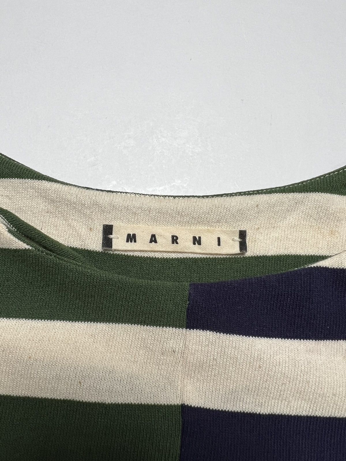 Marni Marni Multicolor Panelled Striped Sweater Size M / US 6-8 / IT 42-44 - 3 Thumbnail