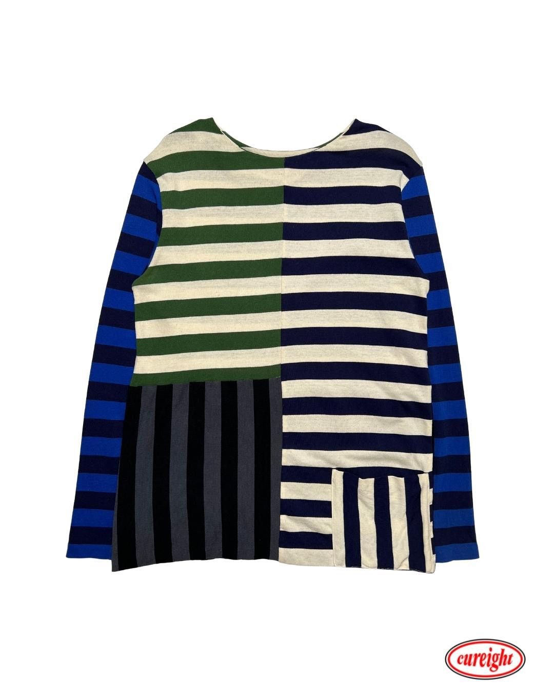 Marni Marni Multicolor Panelled Striped Sweater Size M / US 6-8 / IT 42-44 - 1 Thumbnail
