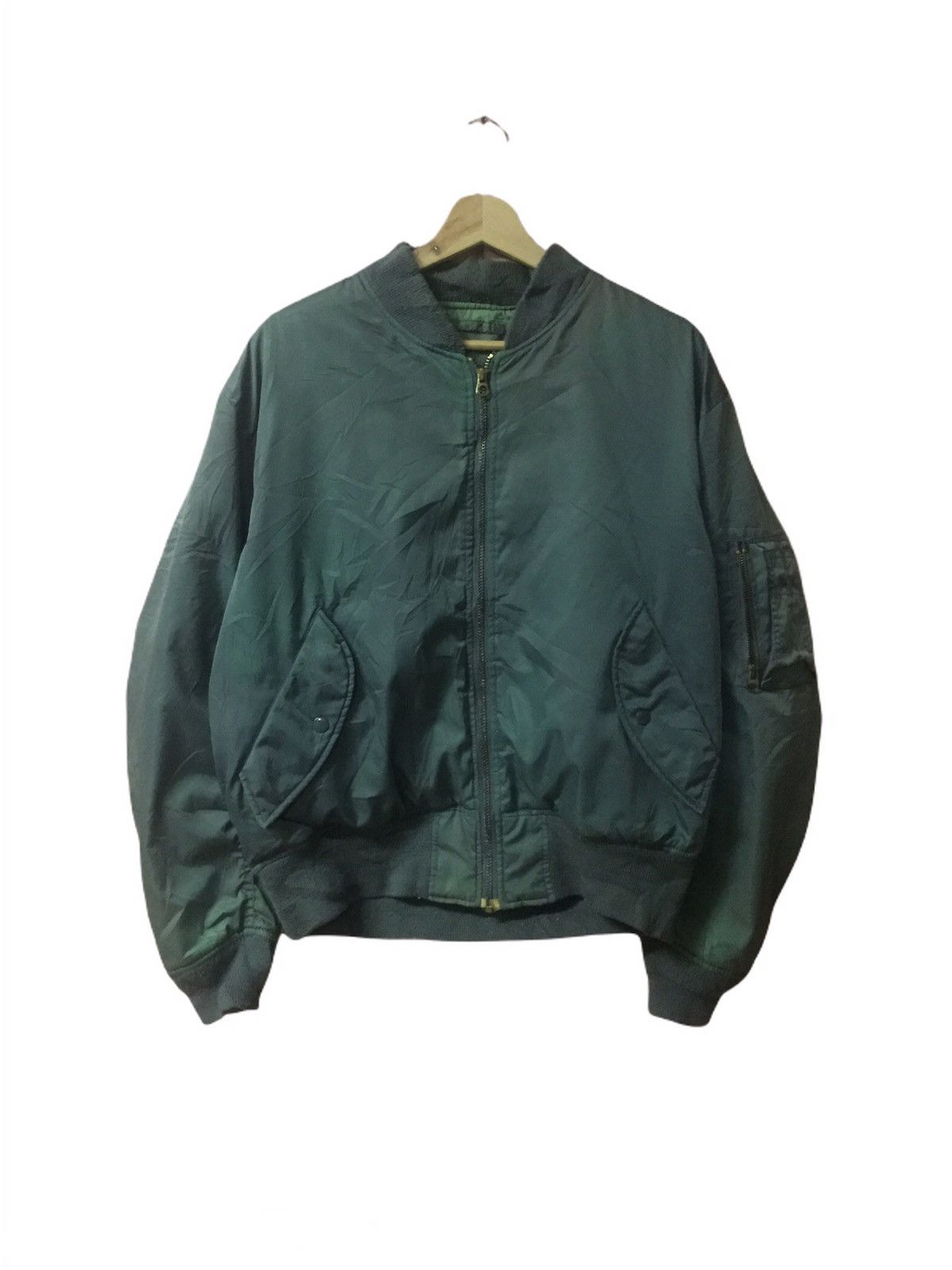 Japanese Brand × Vintage Vintage Bomber Jacket MA-1 Size US M / EU 48-50 / 2 - 1 Thumbnail
