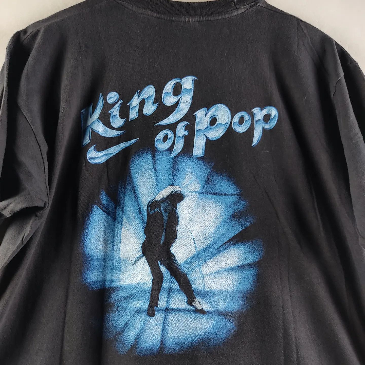 Band Tees × Michael Jackson × Vintage 90's Michael Jackson King of Pop Size US XL / EU 56 / 4 - 6 Thumbnail