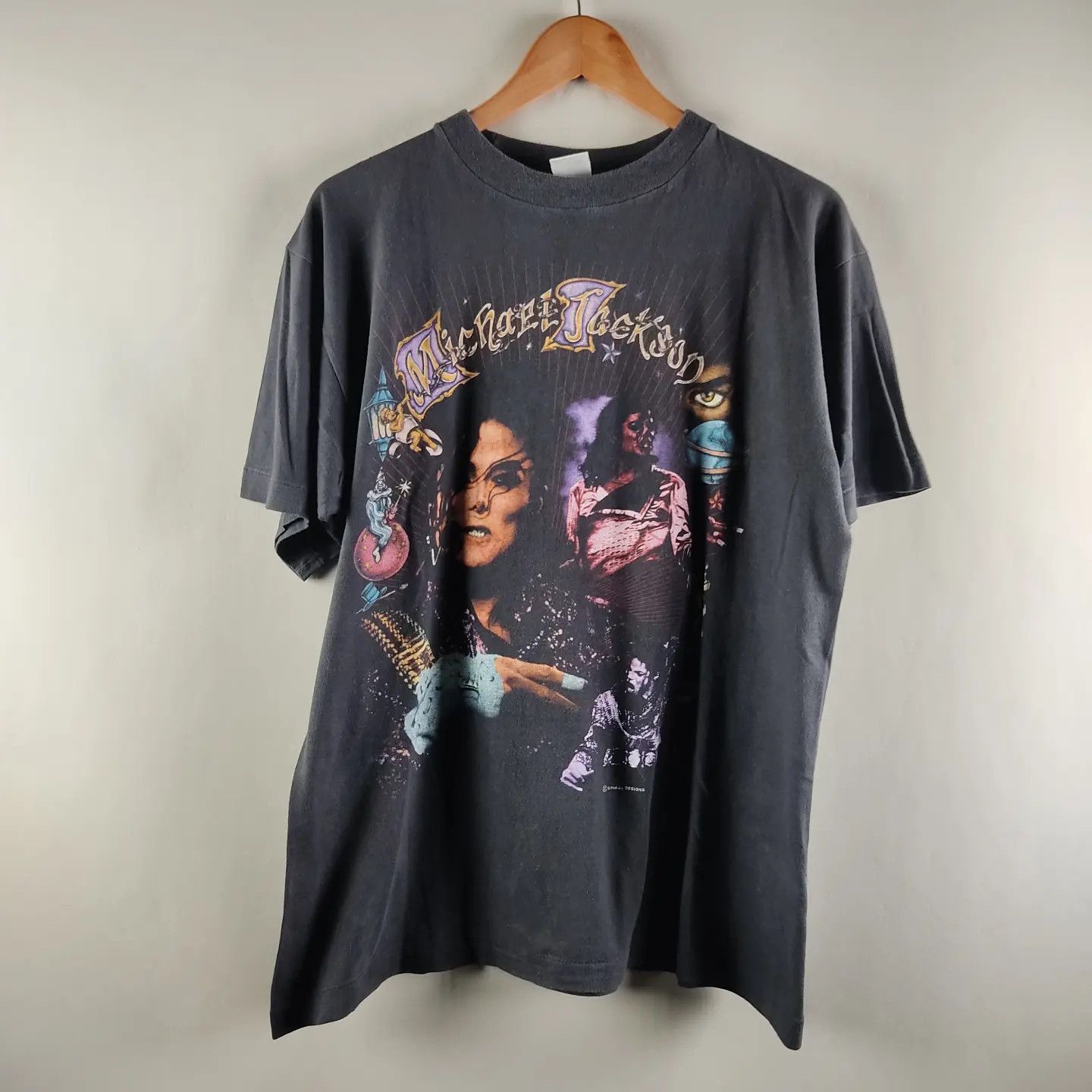Band Tees × Michael Jackson × Vintage 90's Michael Jackson King of Pop Size US XL / EU 56 / 4 - 7 Thumbnail